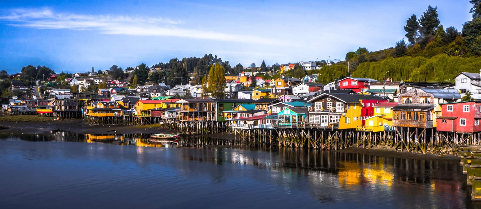 Most colourful place I've seen in Chiloe Island !