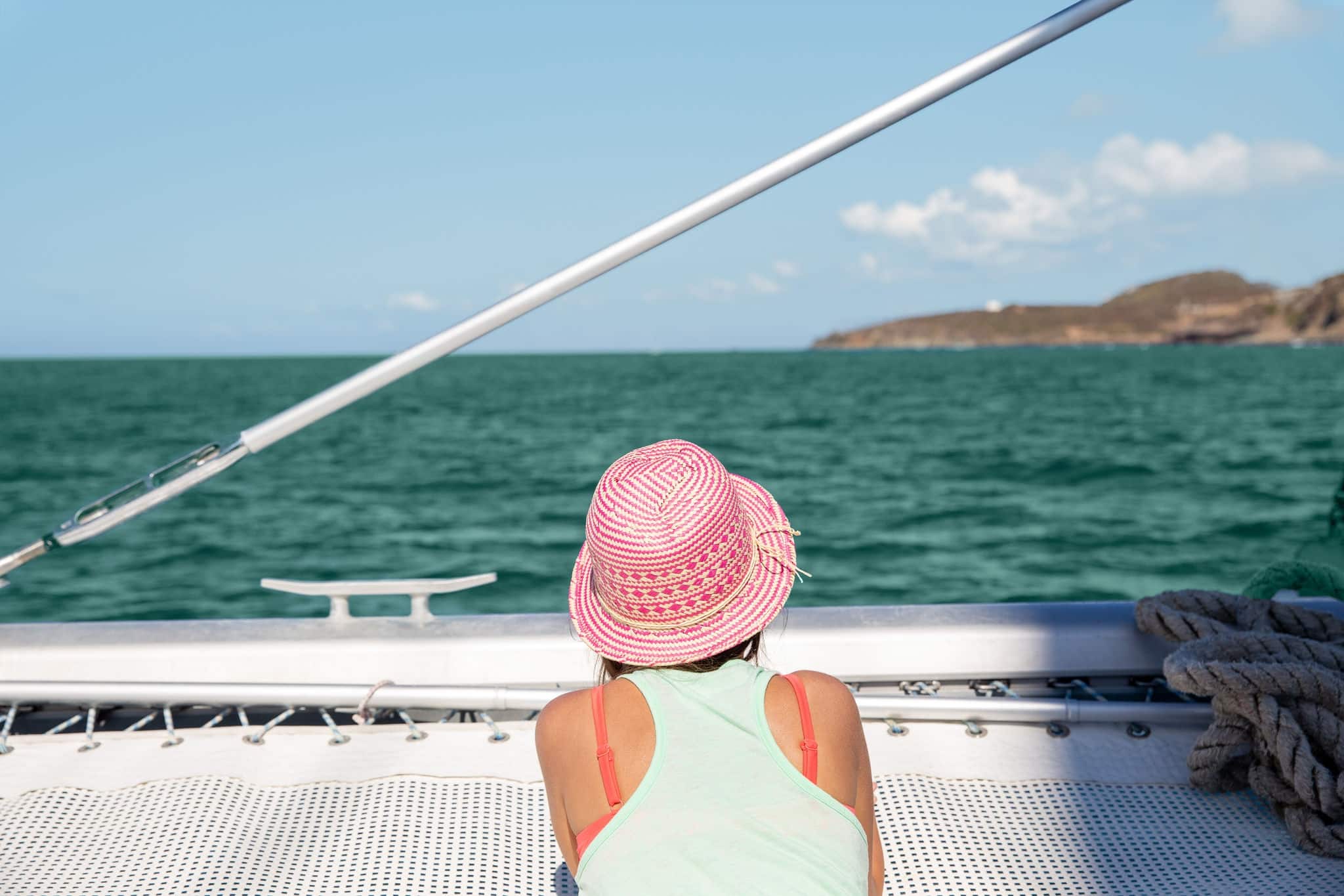 Cruising solo in the Caribbean.