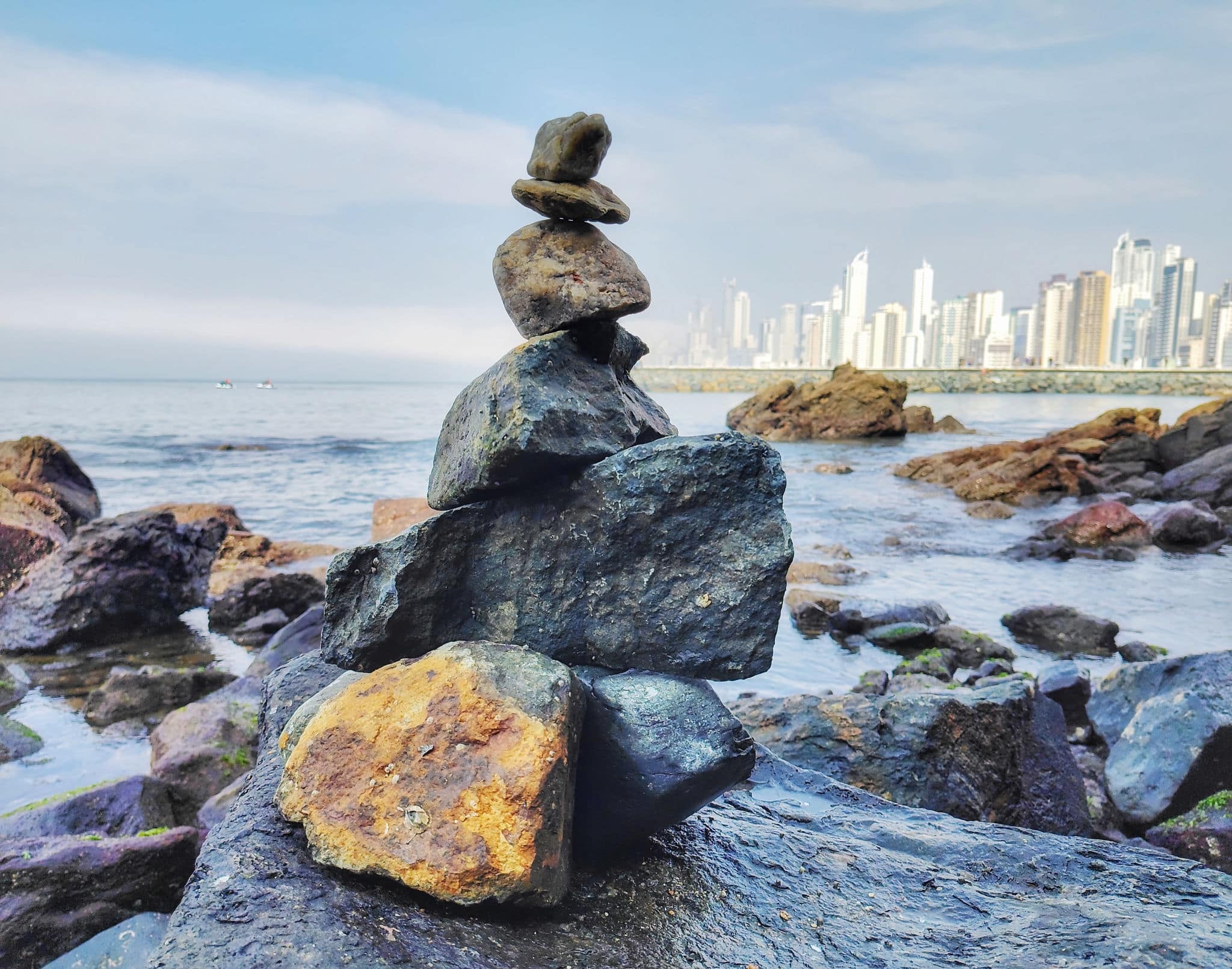 View of the city of Balneário Camboriú 