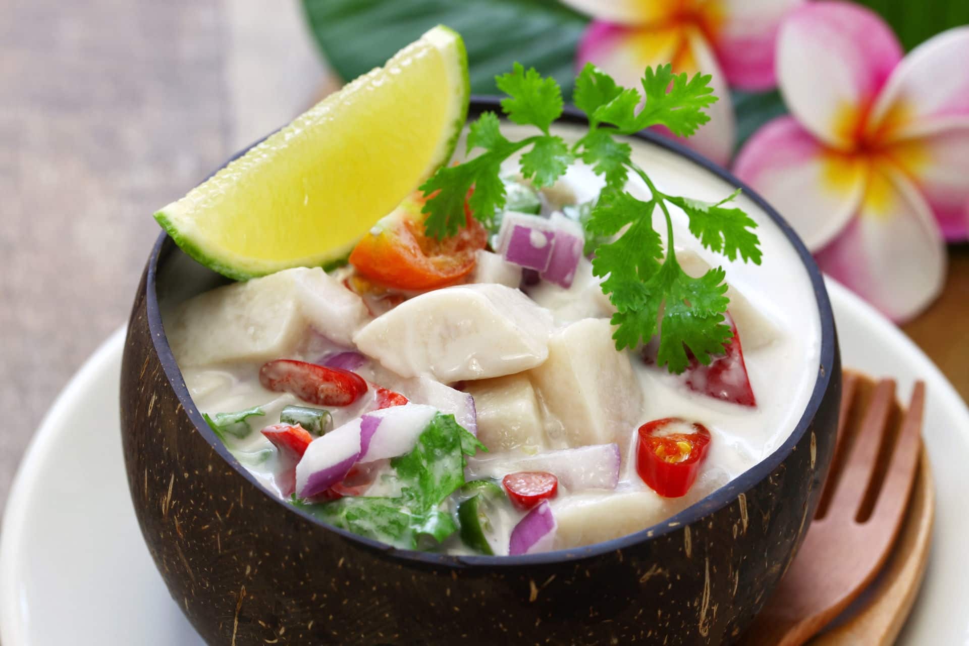Kokoda, Fijian coconut milk ceviche