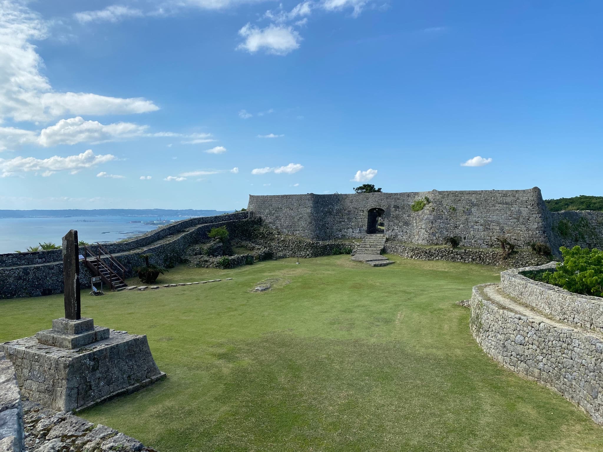 Nakagusuku Castle, the ruins of the Ryukyu Kingdom in Okinawa, Japan
