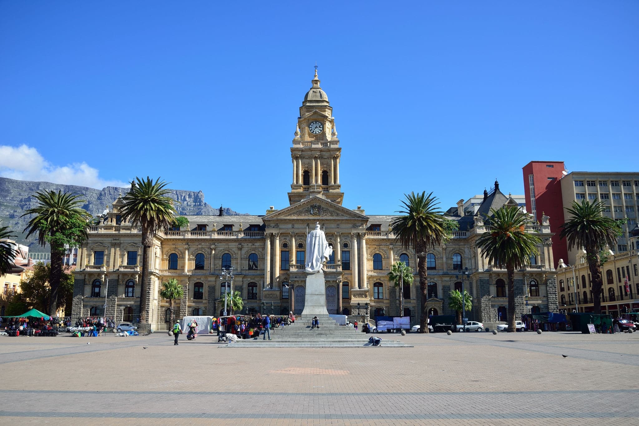 Cape Town City Hall. Front view from Darling street
