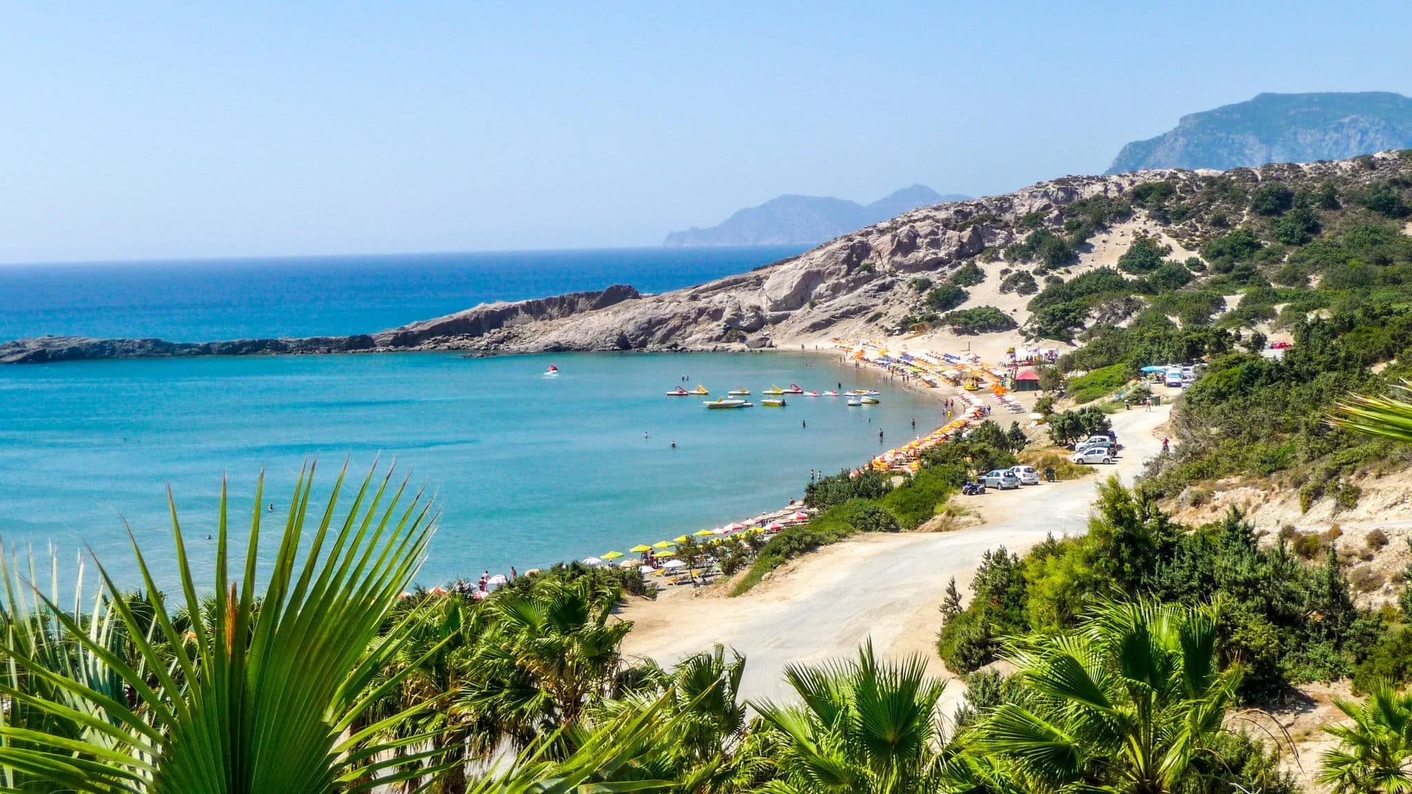 Paradise beach Kos, Greece