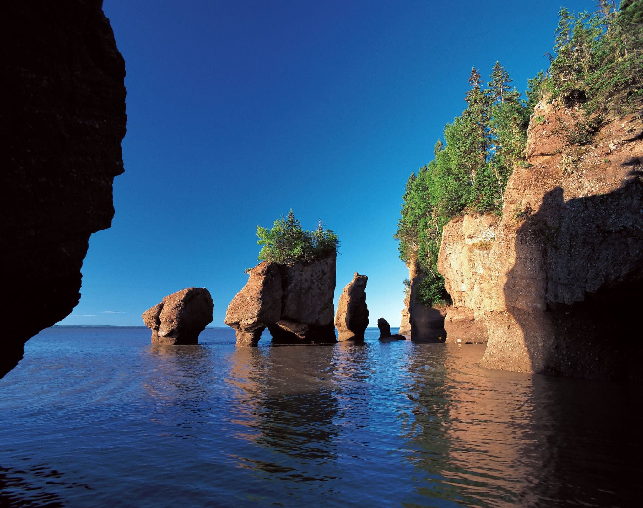 Bay of Fundy, Hopewell Rocks, New Brunswick, Canada