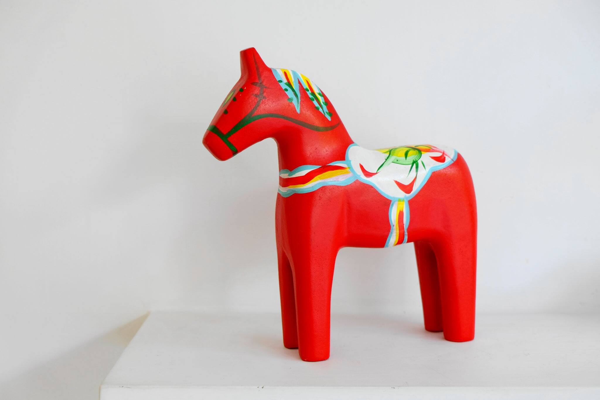 Dalahast or Dalecarlian horses (Swedish dala horse)