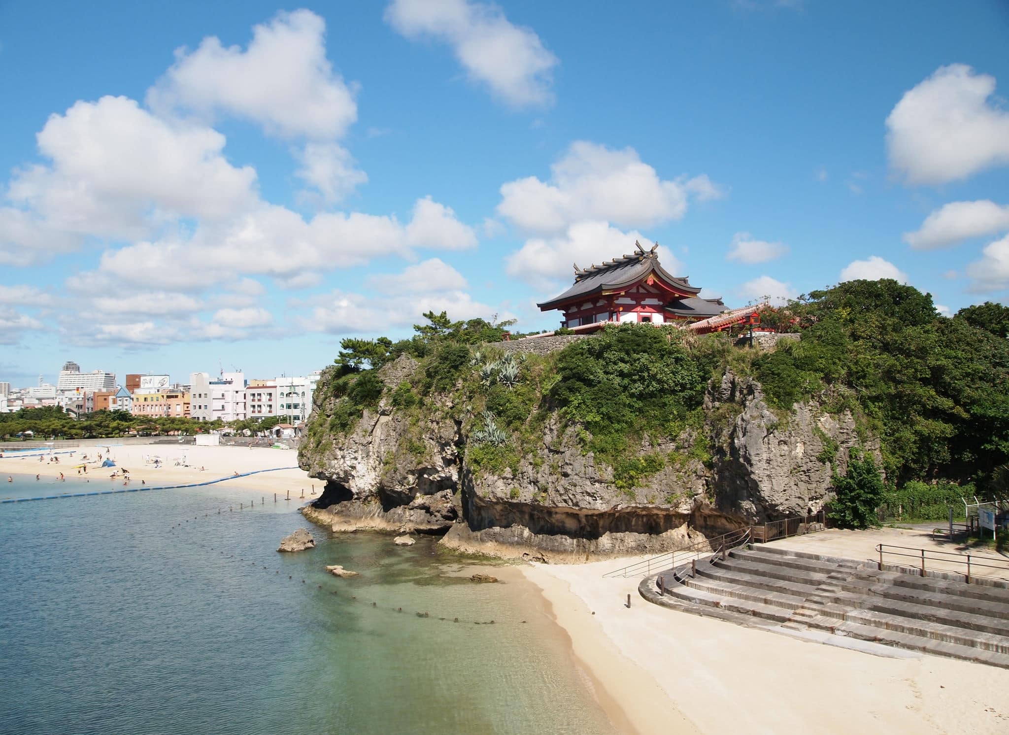 Shrine on the cliff - Okinawa, Japan