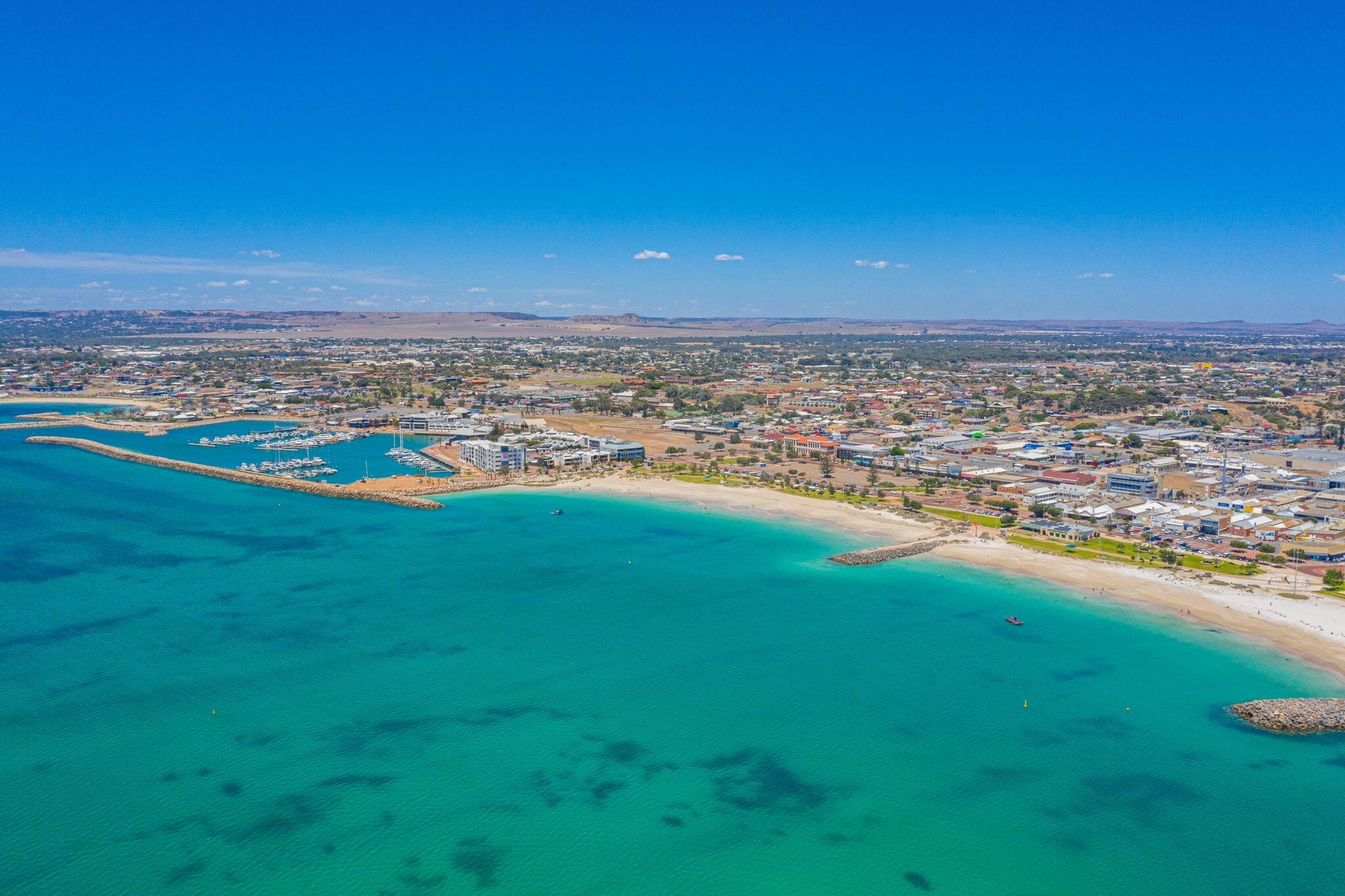 Panorama view of Geraldton, Australia