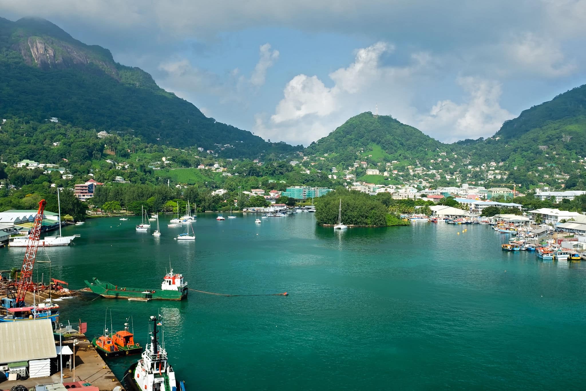 Port of Victoria, Inner Harbour located in Seychelles