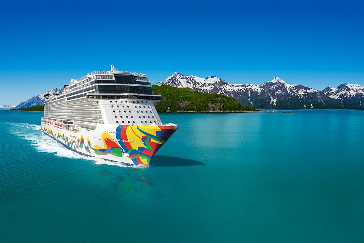 Norwegian Encore in Alaska.