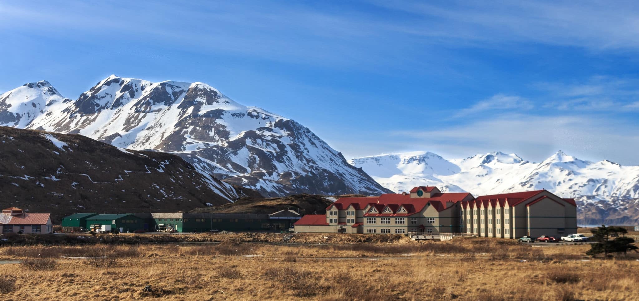 Landscape of Dutch Harbor, Alaska