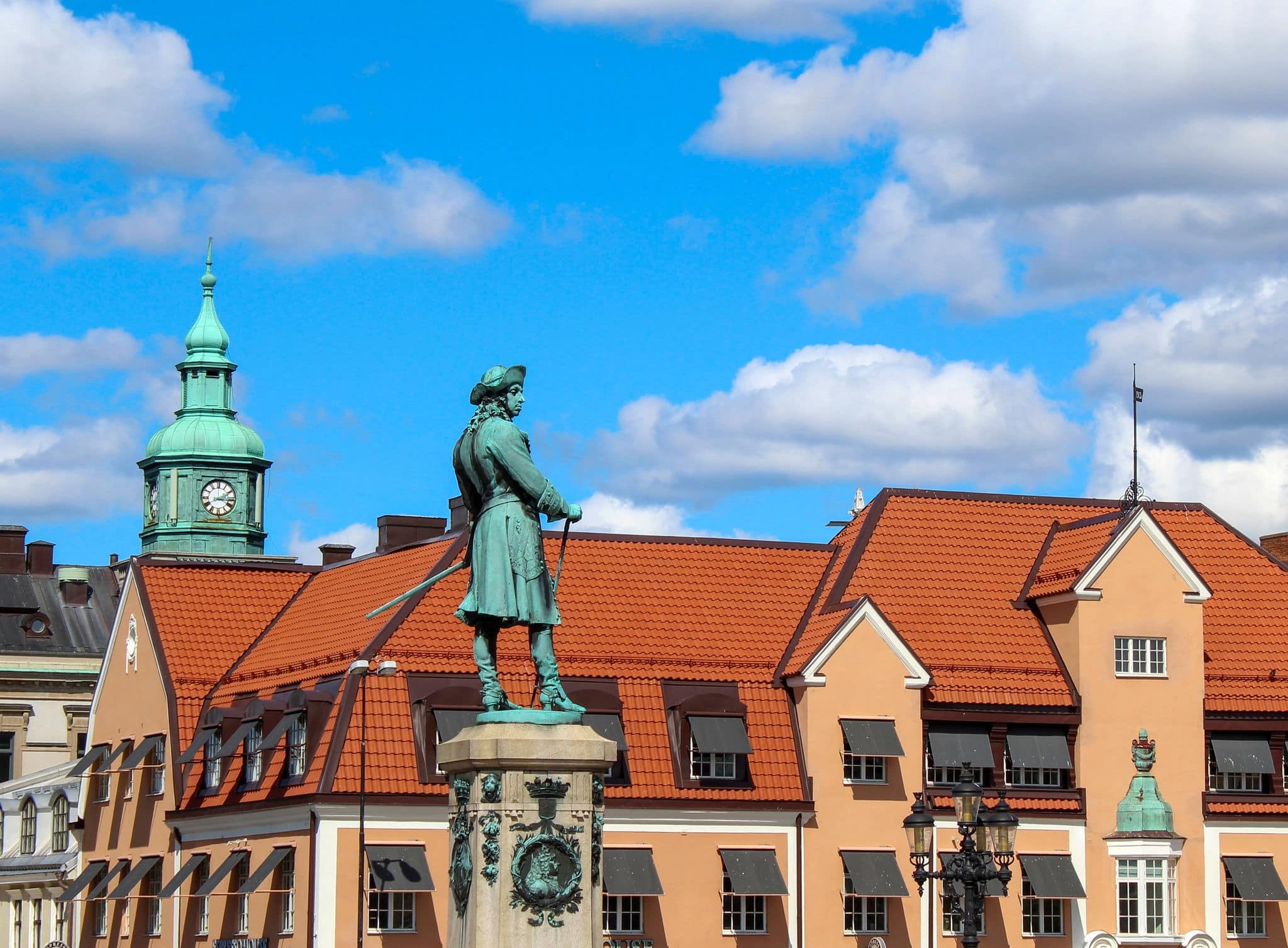 Old city of Karlskrona, Sweden.