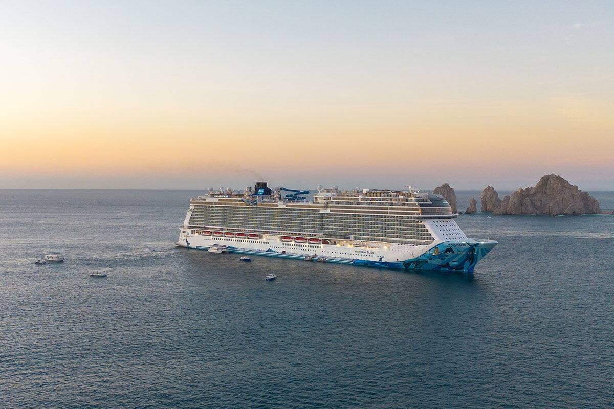 Norwegian Bliss in Cabo, Mexico.