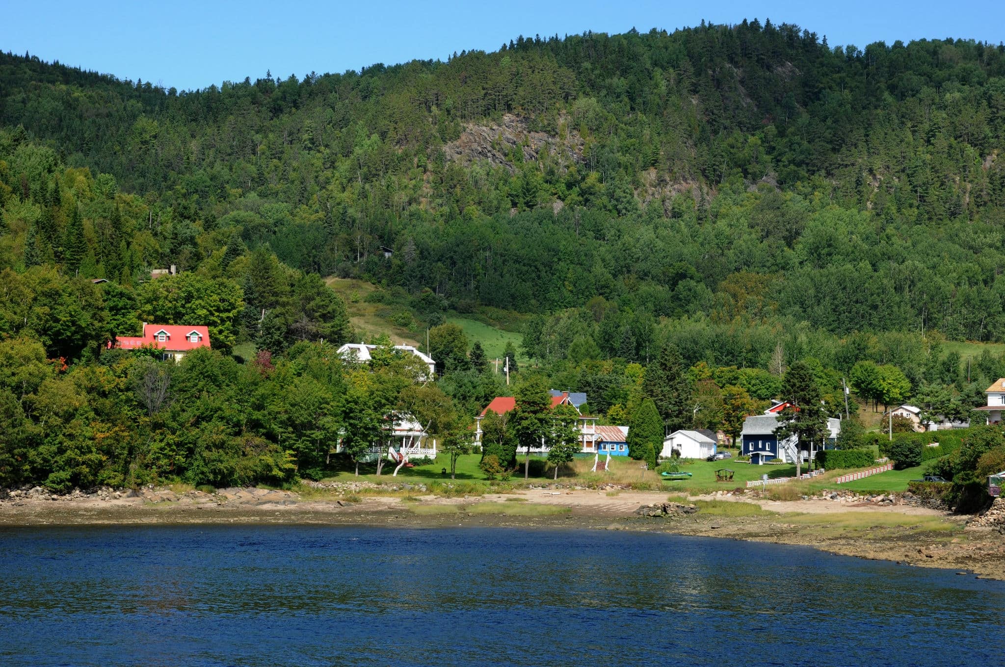 Canada, Quebec, the village of Sainte Rose du Nord