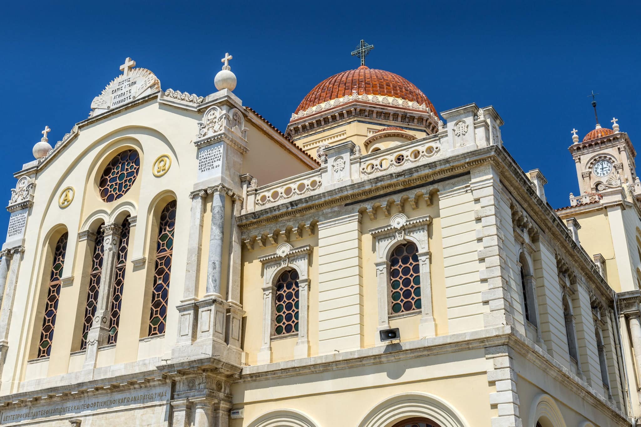 Cathedral of Saint Minas orthodox church in Heraklion, Crete