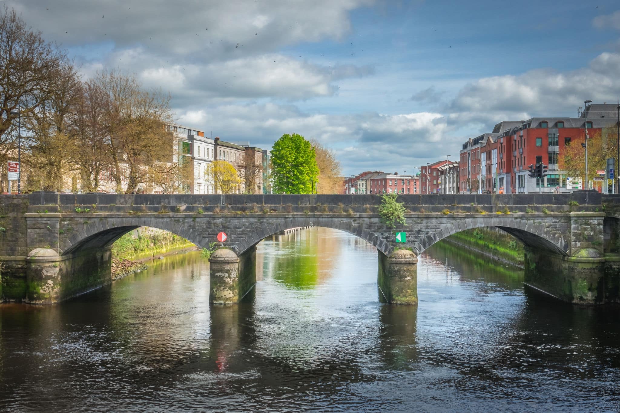 One of the old stone bridges in Limerick city, Ireland