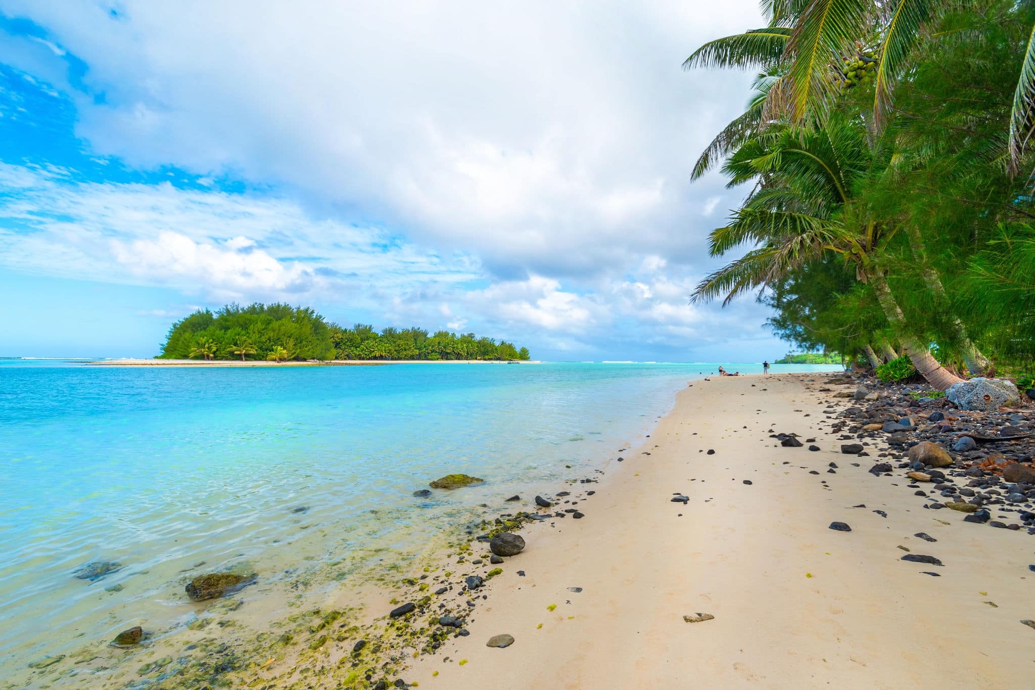 Landscape Scenery of Muri Lagoon - Muri Beach, Rarotonga Cook Islands