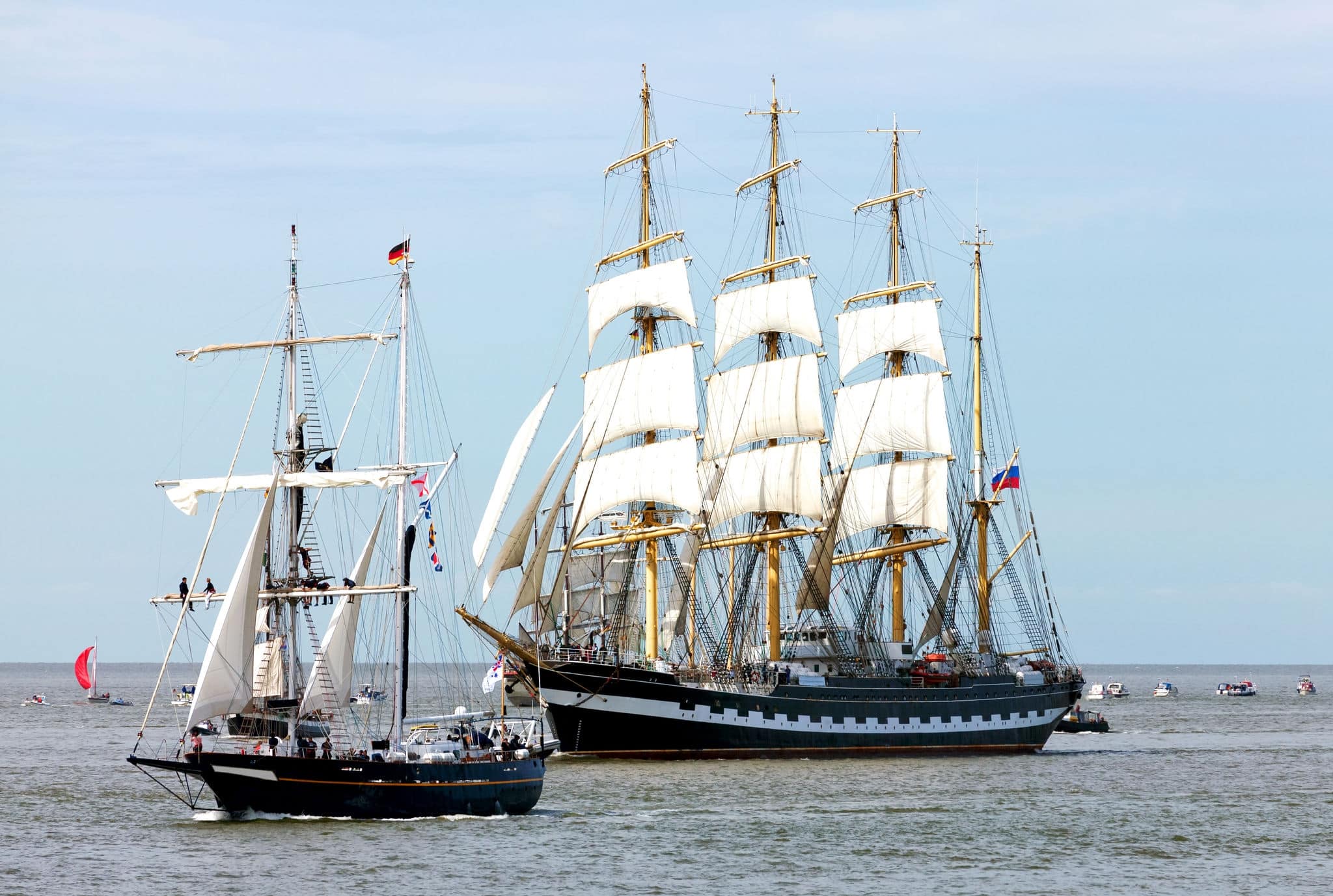 Traditional Sailing Ships, Sail Bremerhaven in Germany