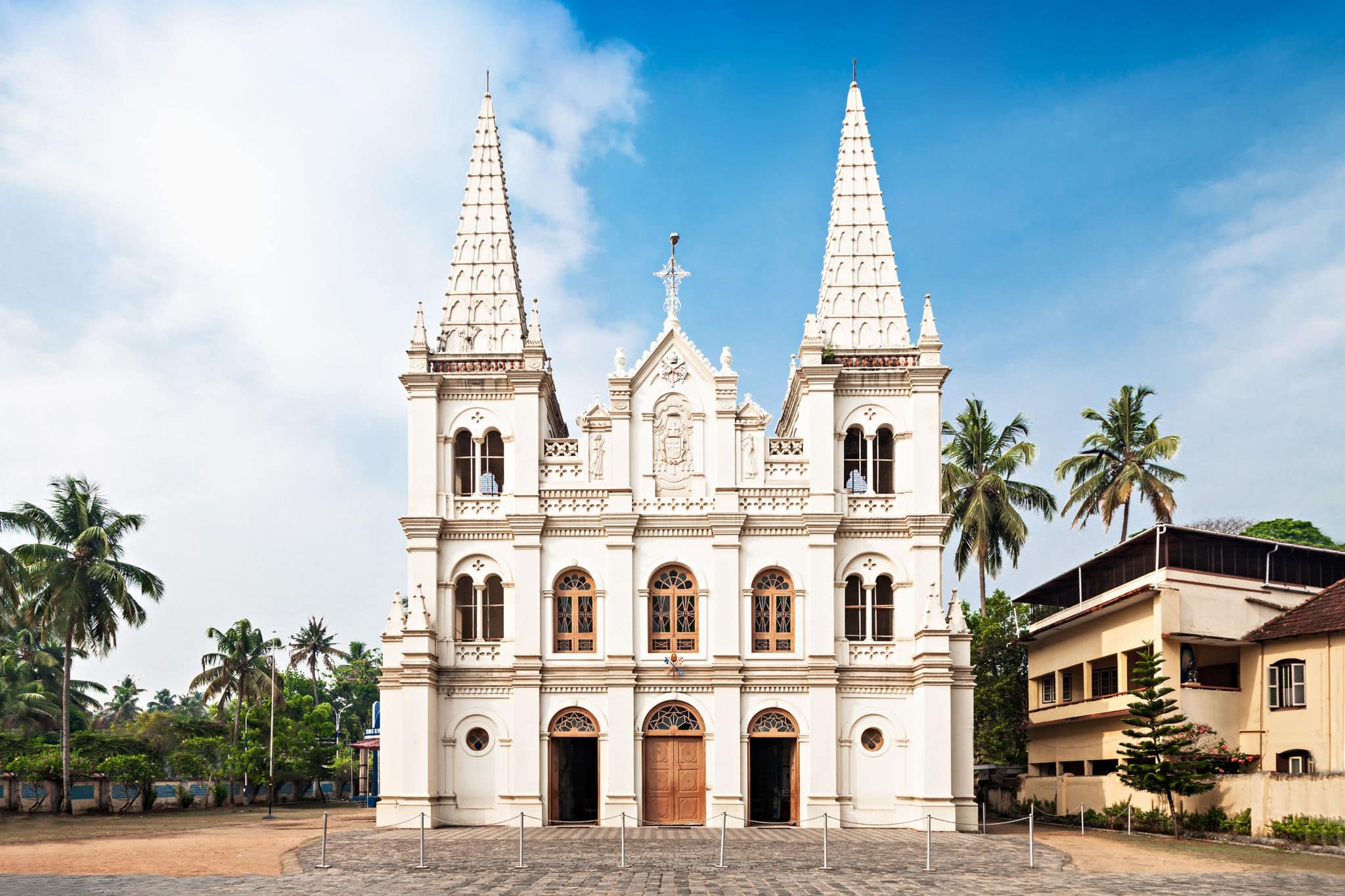 Santa Cruz Basilica in Cochin, Kerala, India