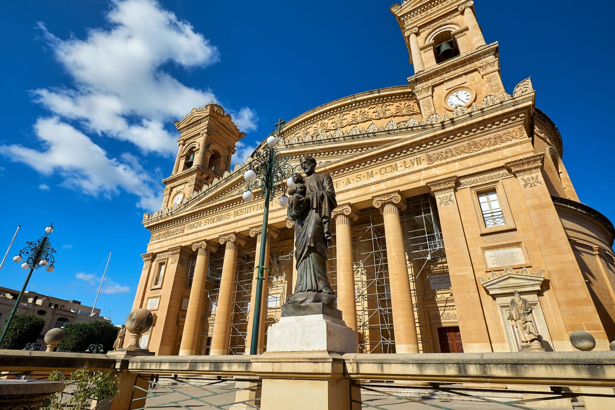 The Parish Church of the Assumption  known as the Rotunda of Mosta in Malta
