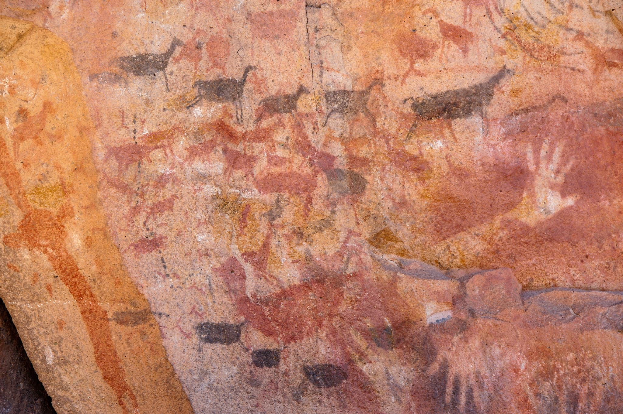 Ancient Cave Paintings in Patagonia