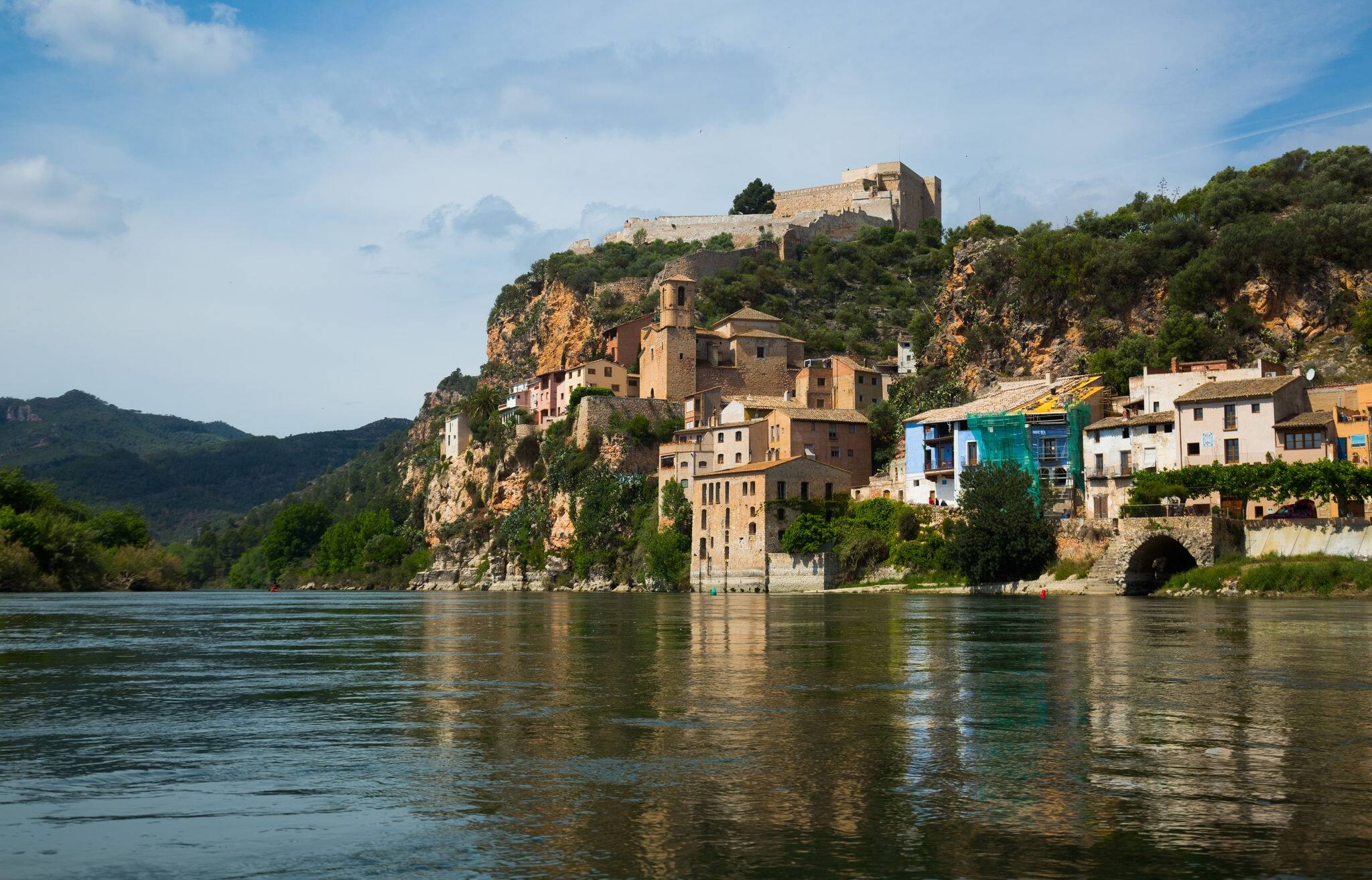 Miravet ancient Castle is model of the Templar architecture in Europe