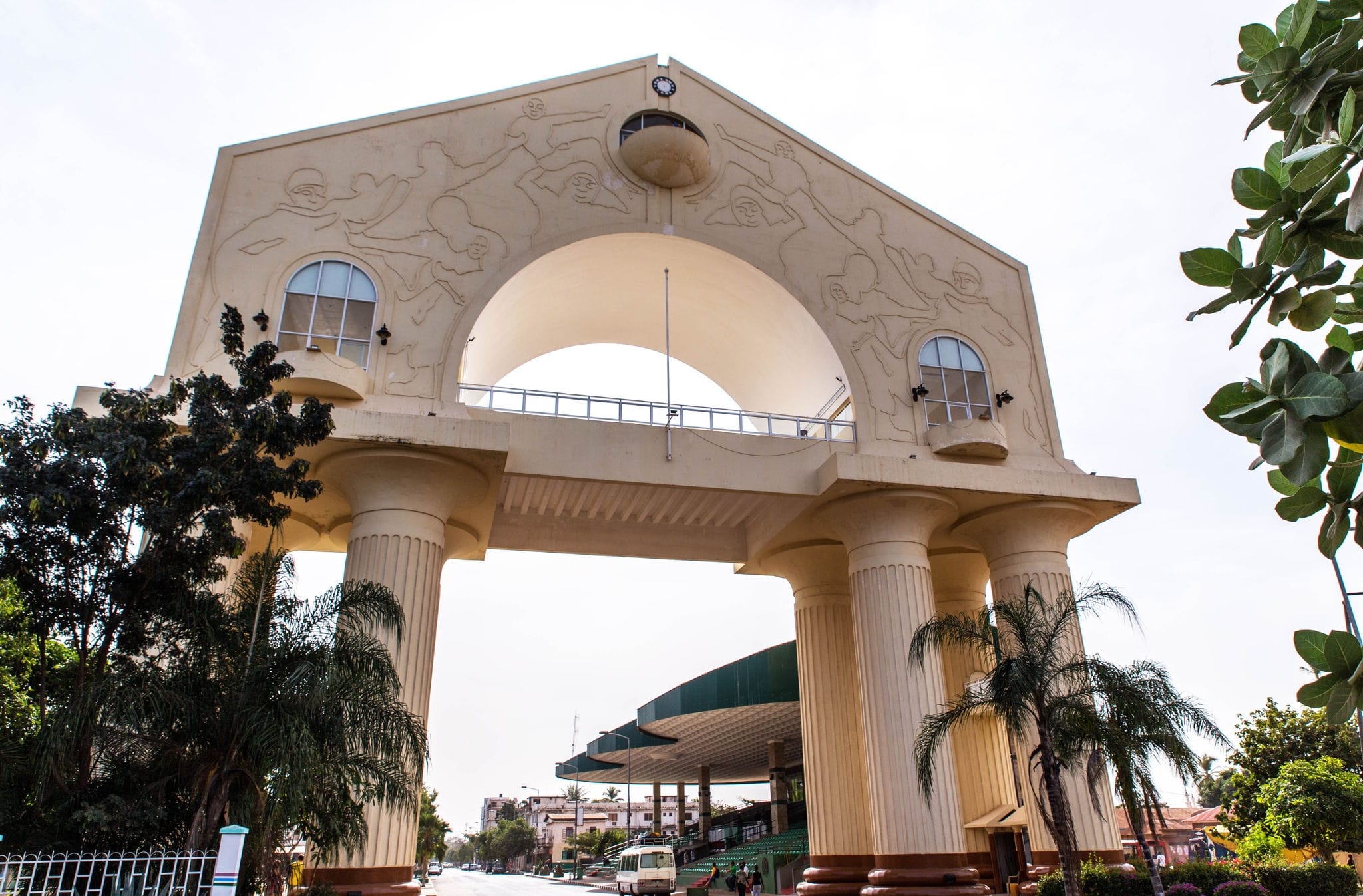 West Africa Gambia Banjul - Arch 22 the most important monument in the country