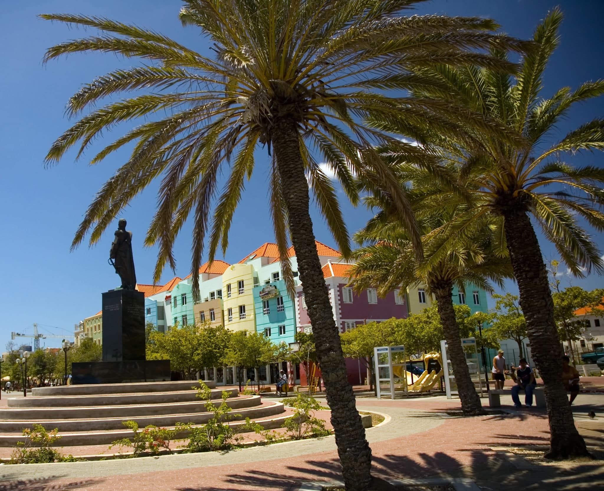 Main Square in Willemstad, Curacao