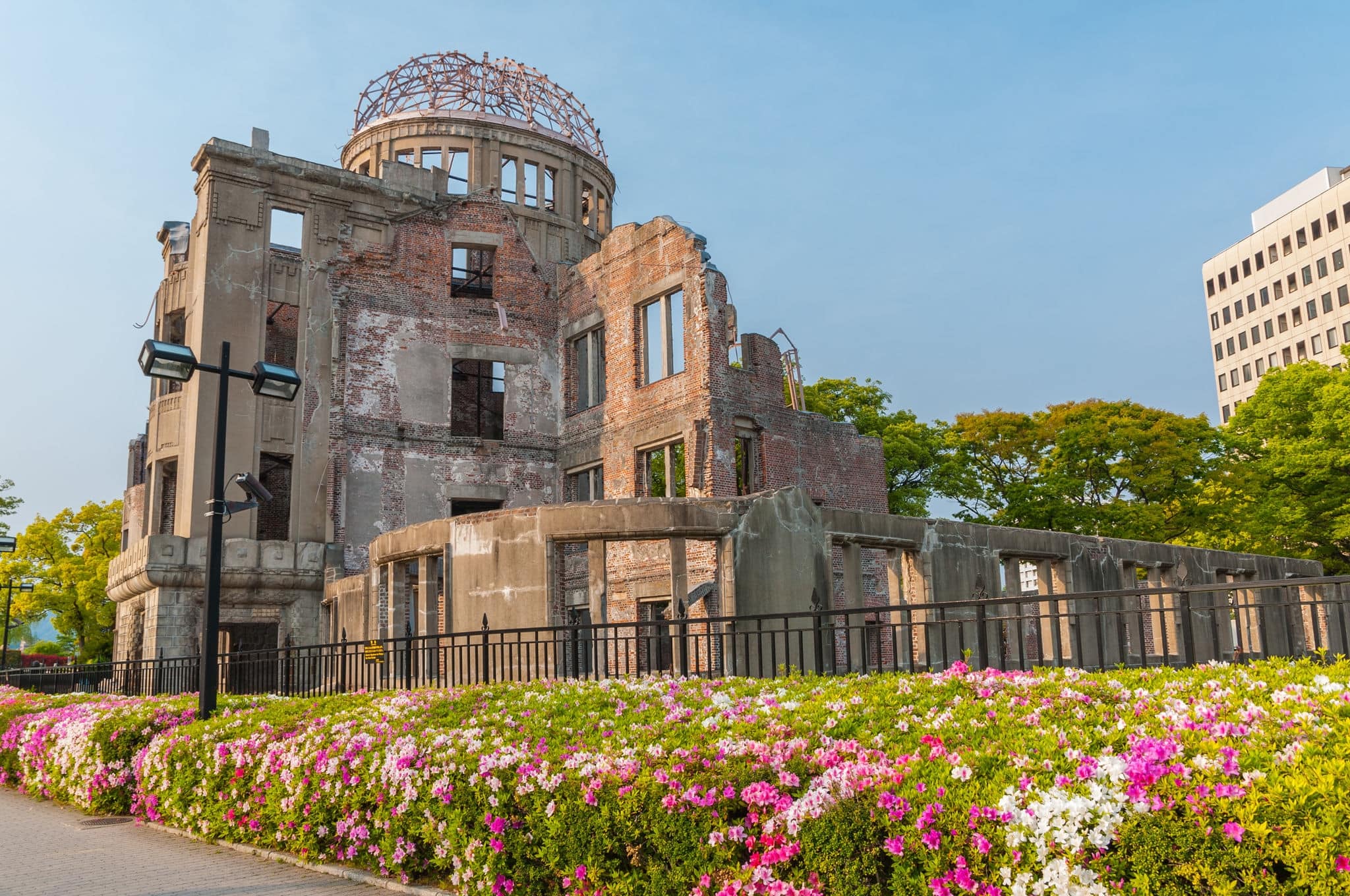 Atomic Bomb Dome memorial building in Hiroshima,Japan