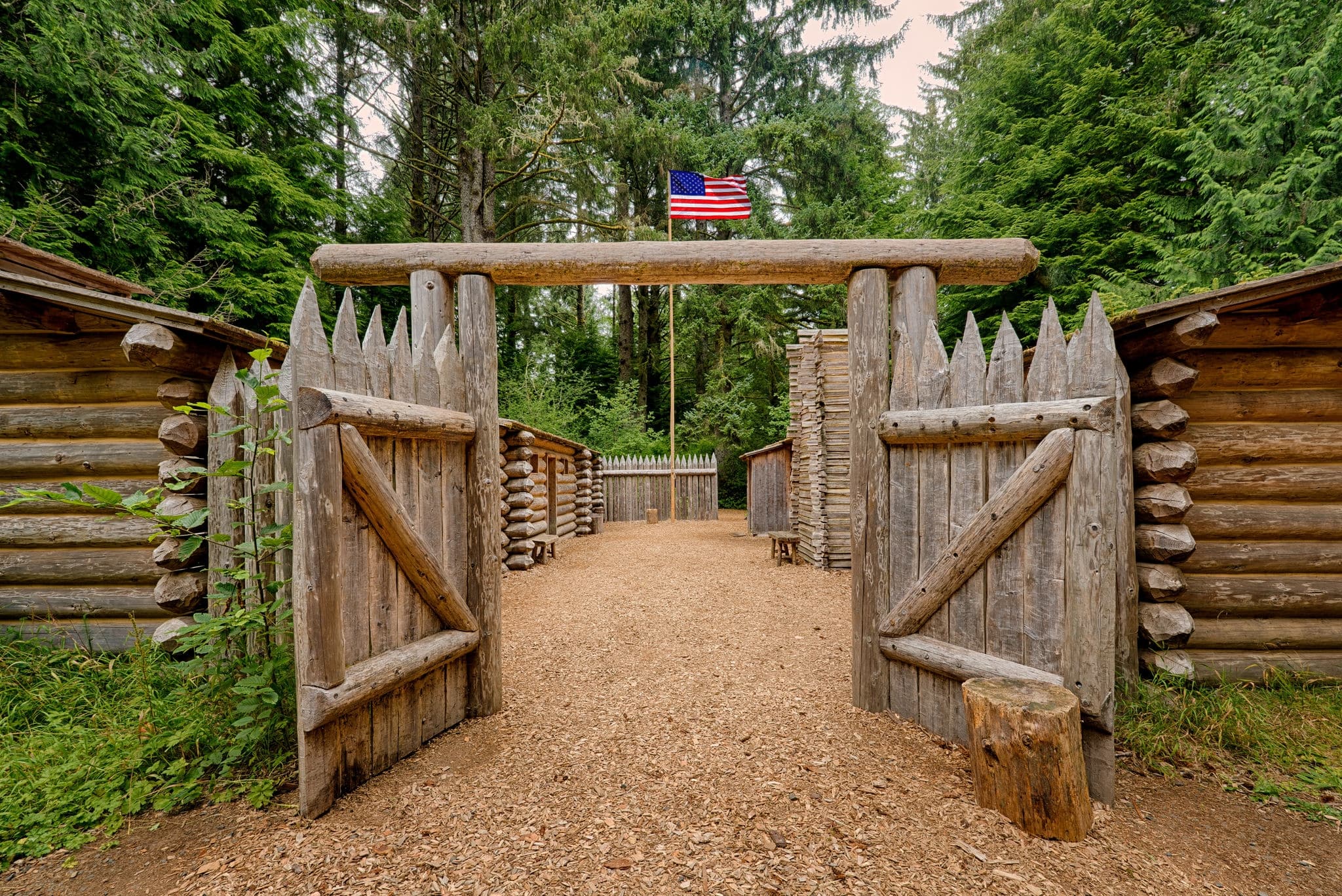 Lewis and Clark Fort Clatsop near Astoria, Oregon