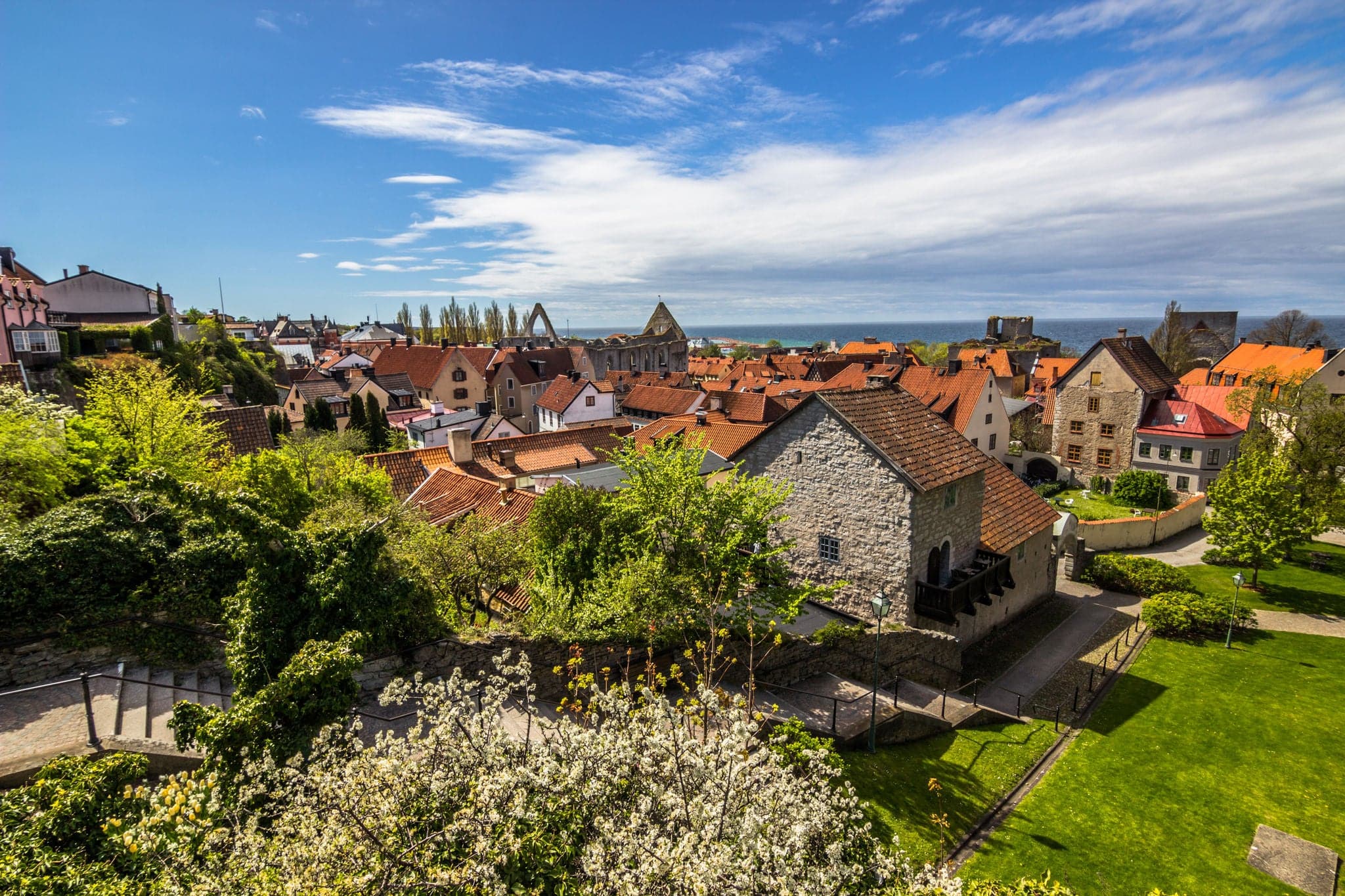 View point of Visby, Gotland