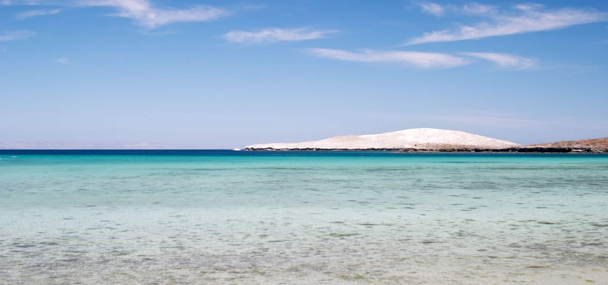 Tropical beach at Topolobampo, Baja California, Mexico