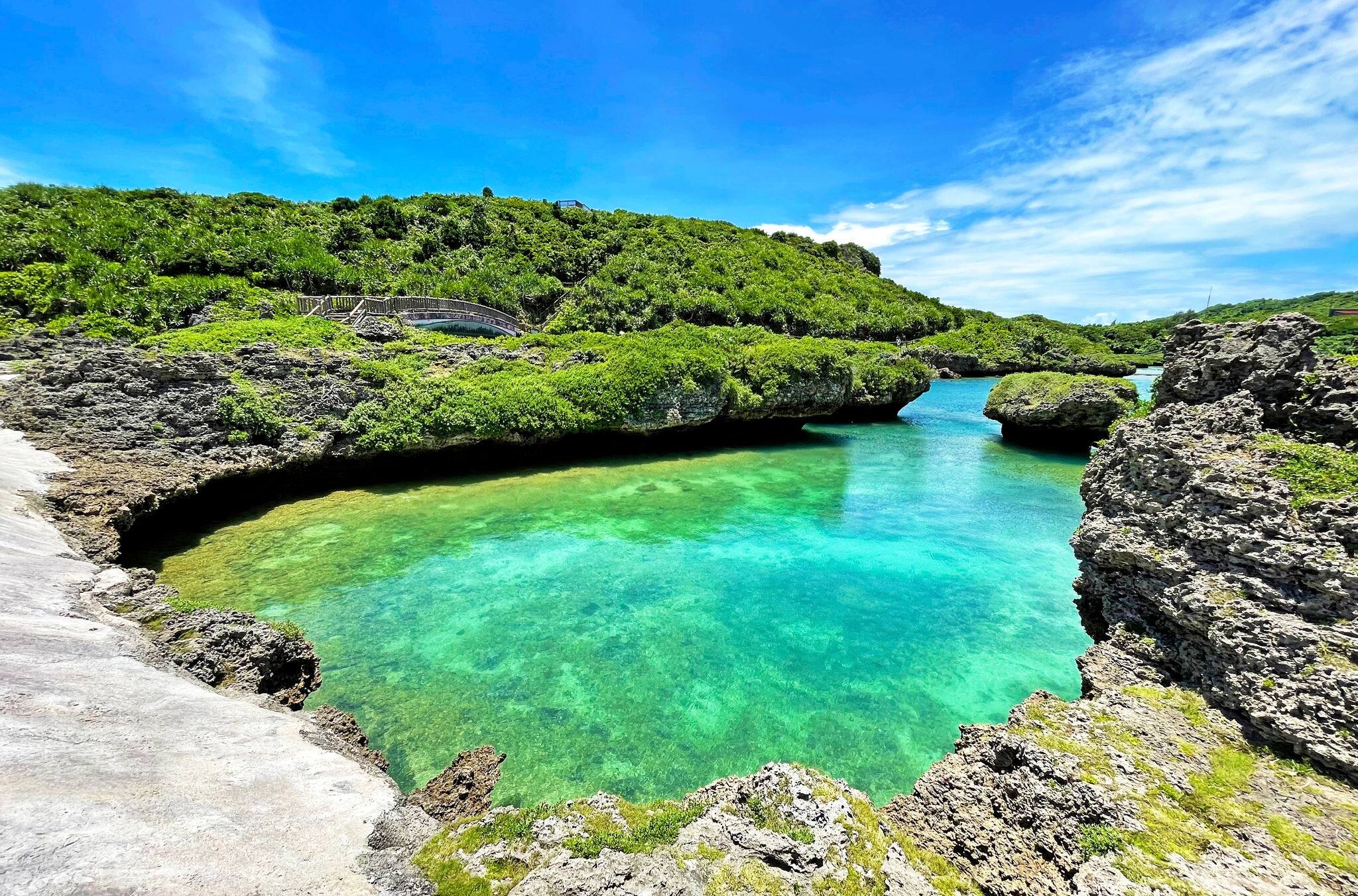 Miyakojima, Okinawa Prefecture, spectacular sea resort area, Imgya Marine Garden