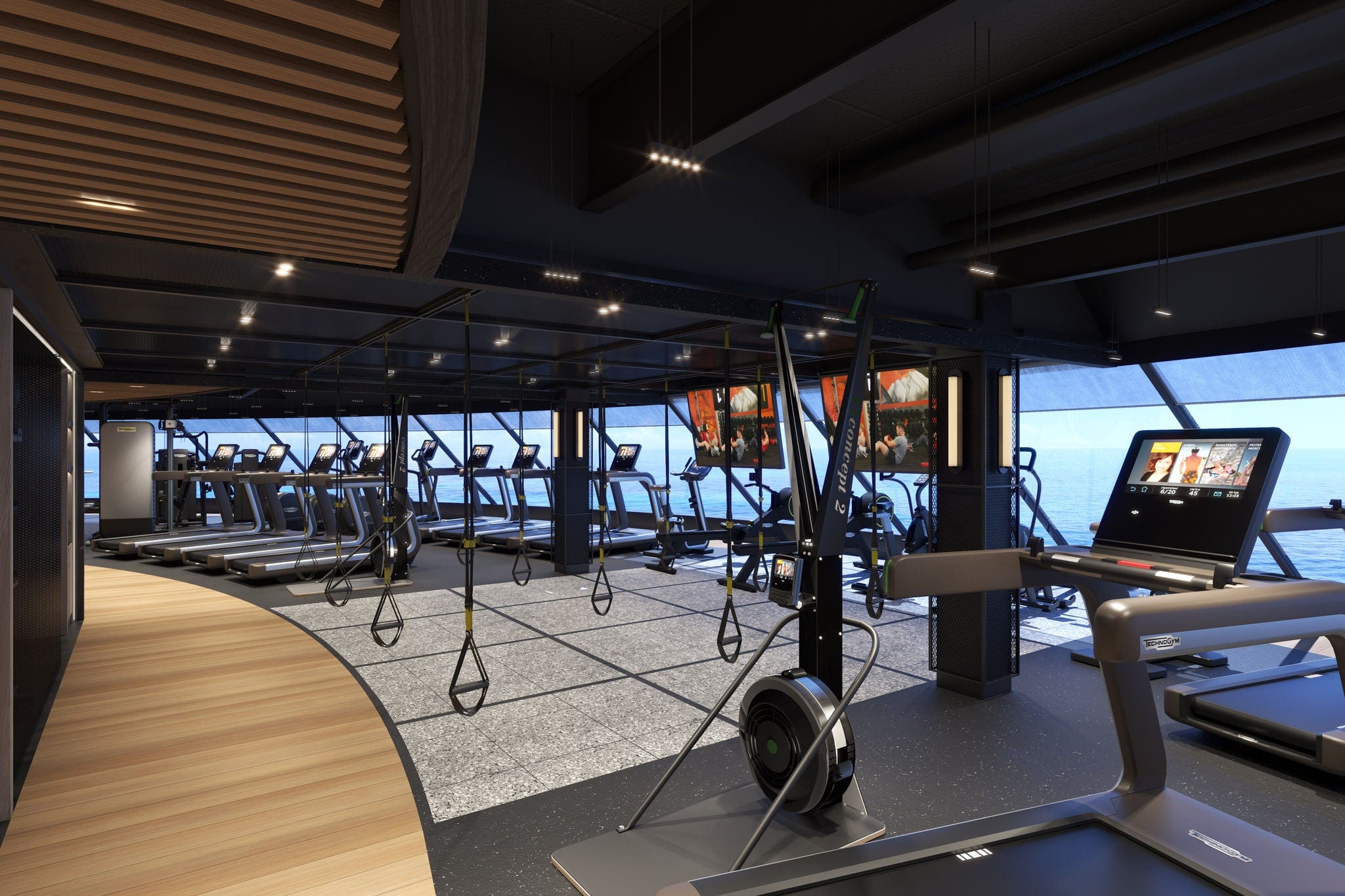 NCL Viva Activities Pulse Fitness Center Treadmills