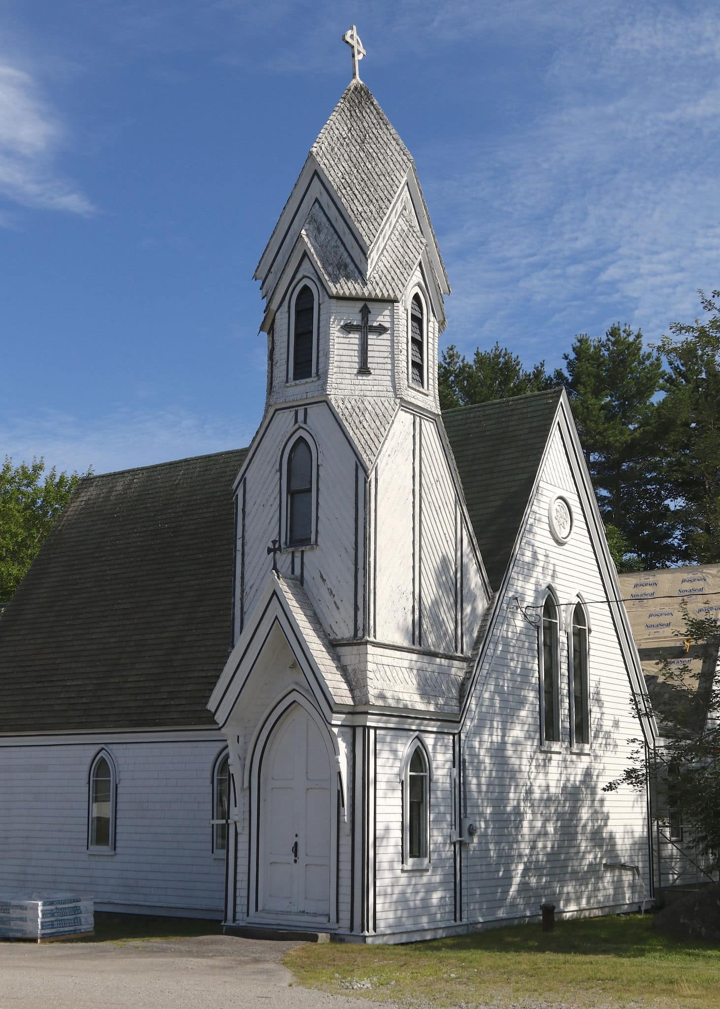 Traditional church in Shelburne County, Nova Scotia