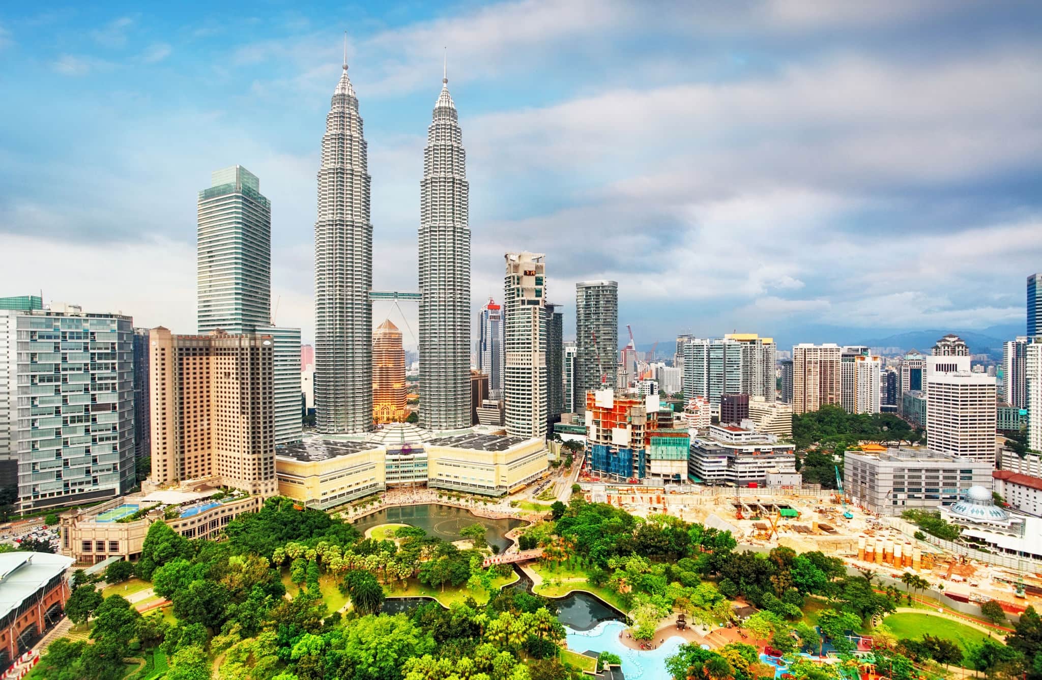 Kuala Lumpur, Malaysia skyline.