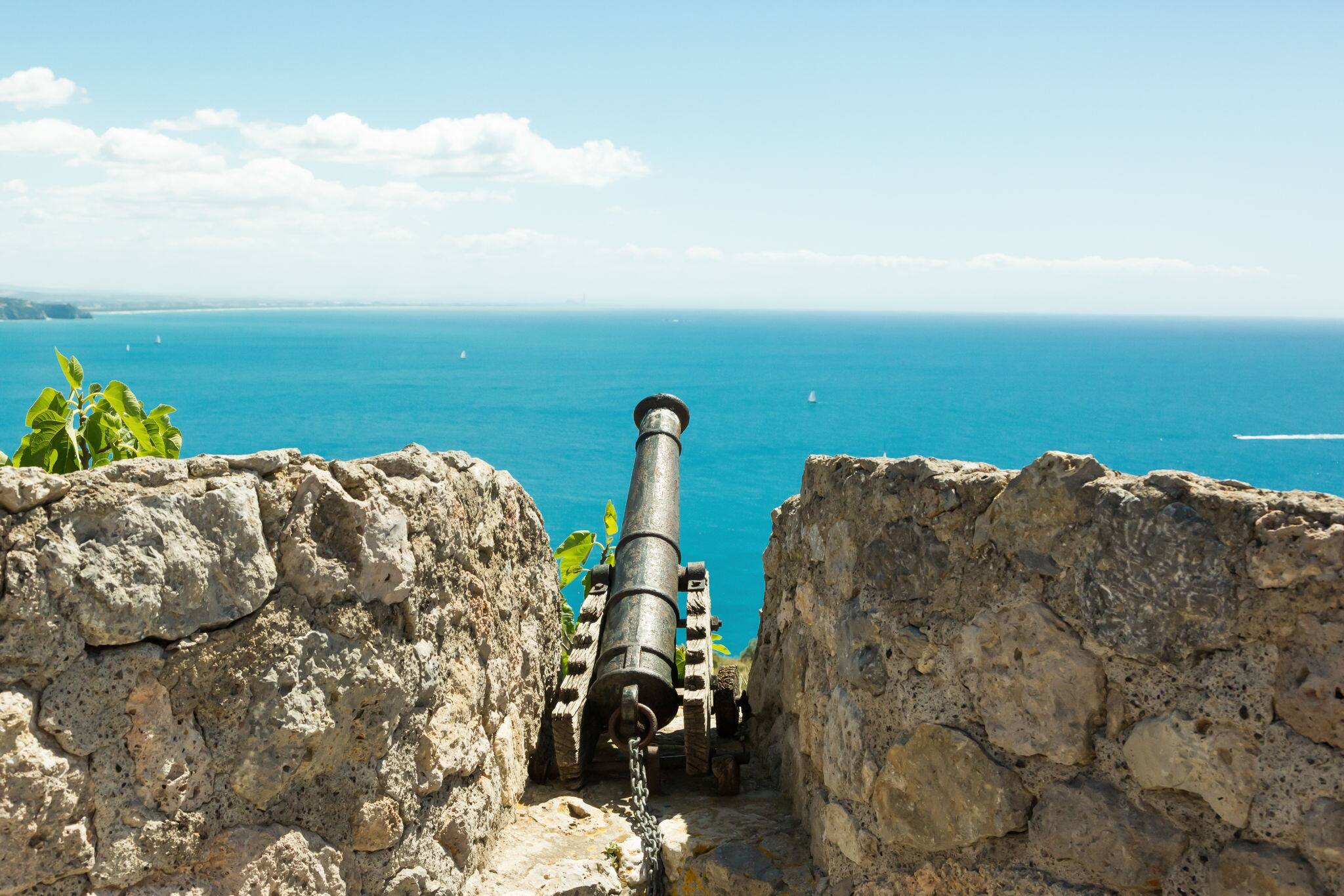 Cannon at the fort of Porto Ercole