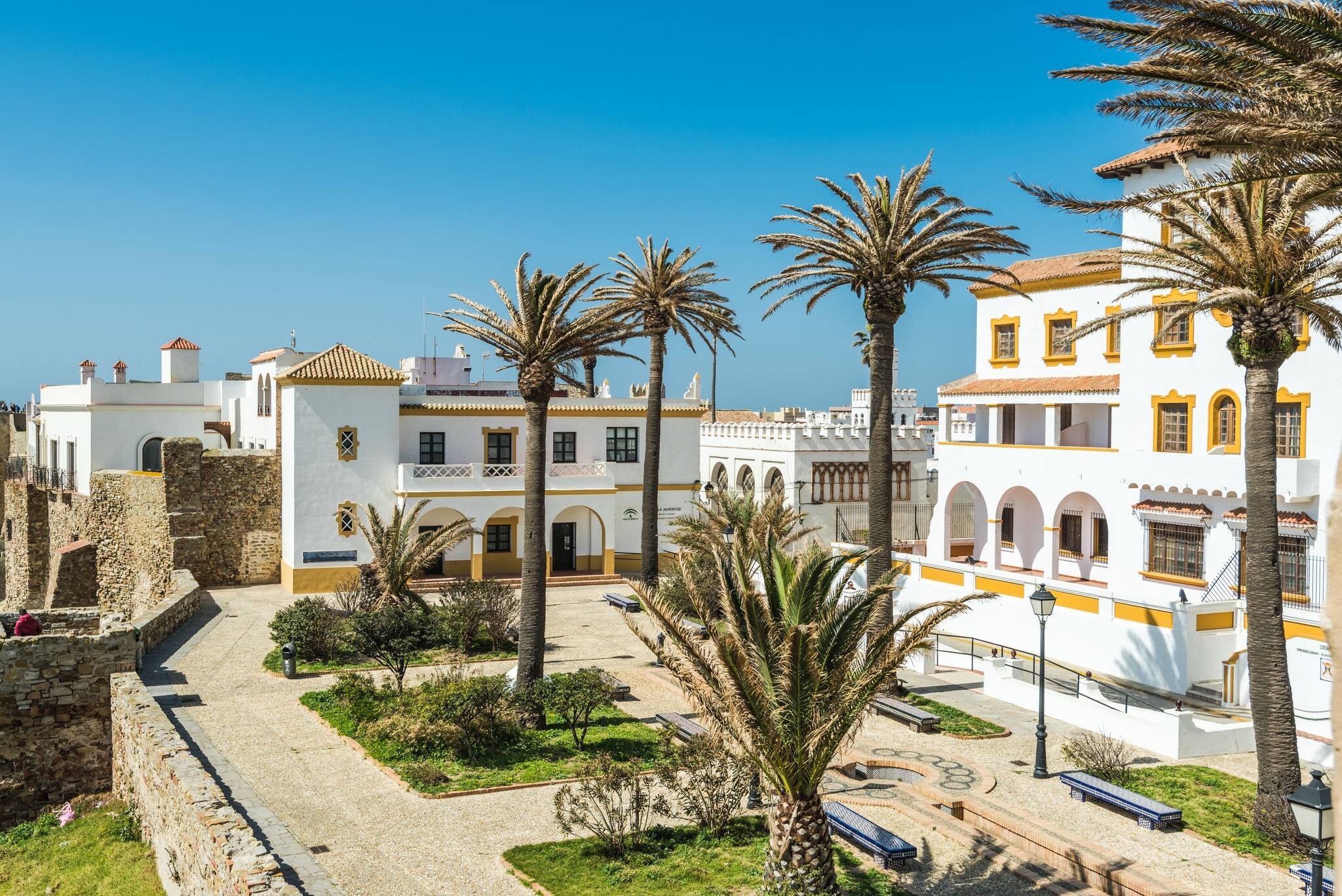 Spanish touristic village of Tarifa, Spain