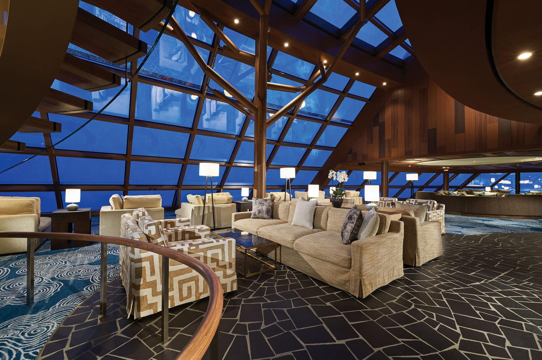 NCL Bliss Cruise Meta Haven Observation Lounge