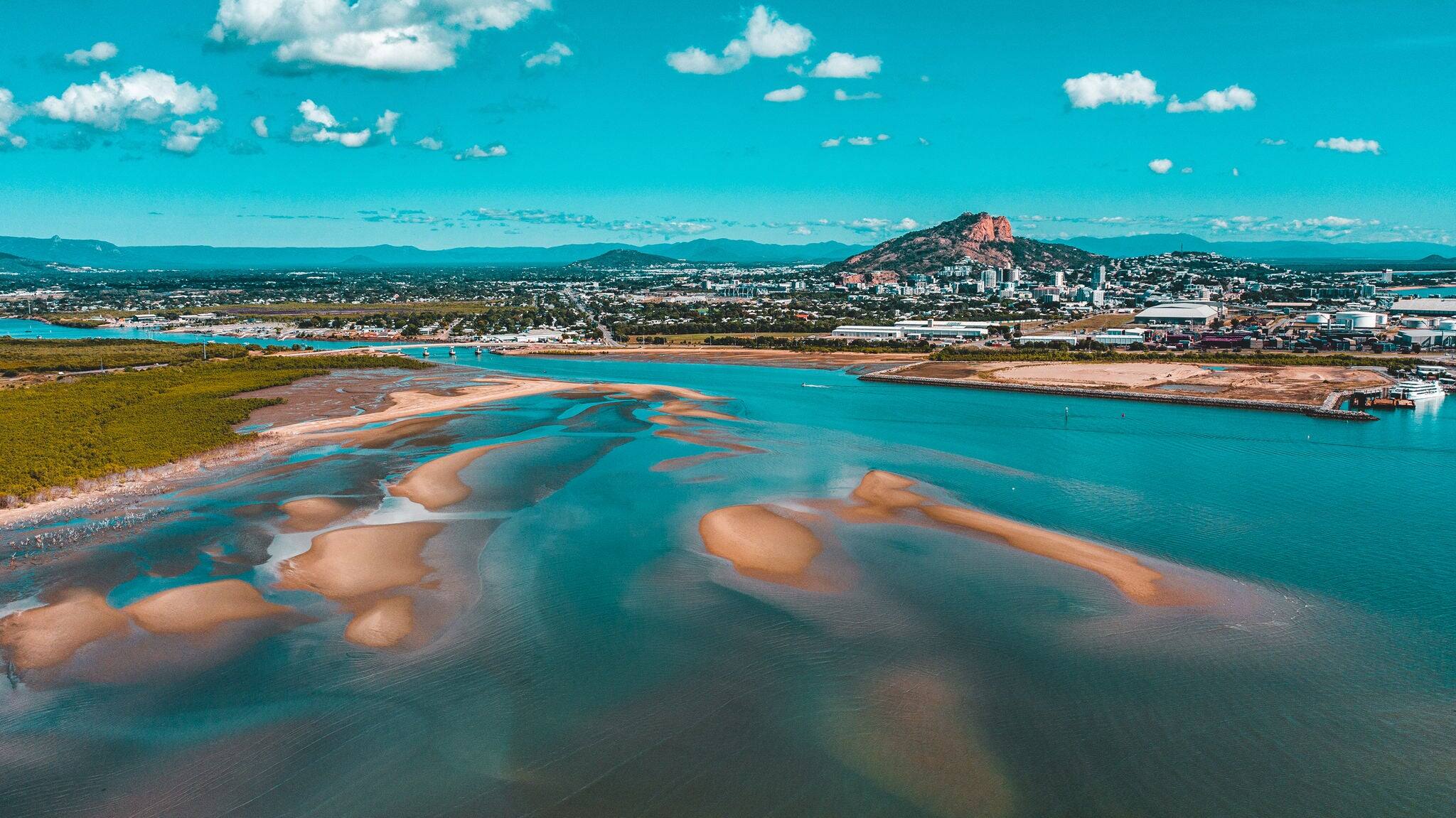 Townsville North Queensland Aerial Landscape