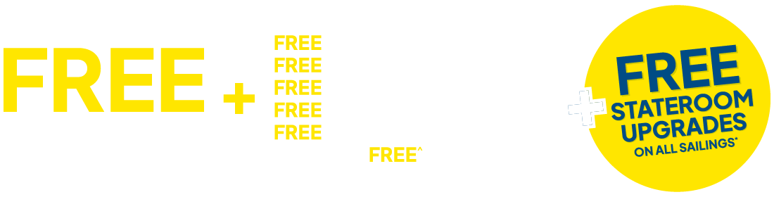 Black Friday Preview Sale + 50% off All Cruises + Free Pre-Paid Gratuities + Free at Sea + Kids Sail Free