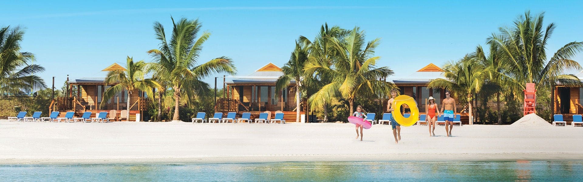 Harvest Caye, Belize, Beach, Beach Cabana