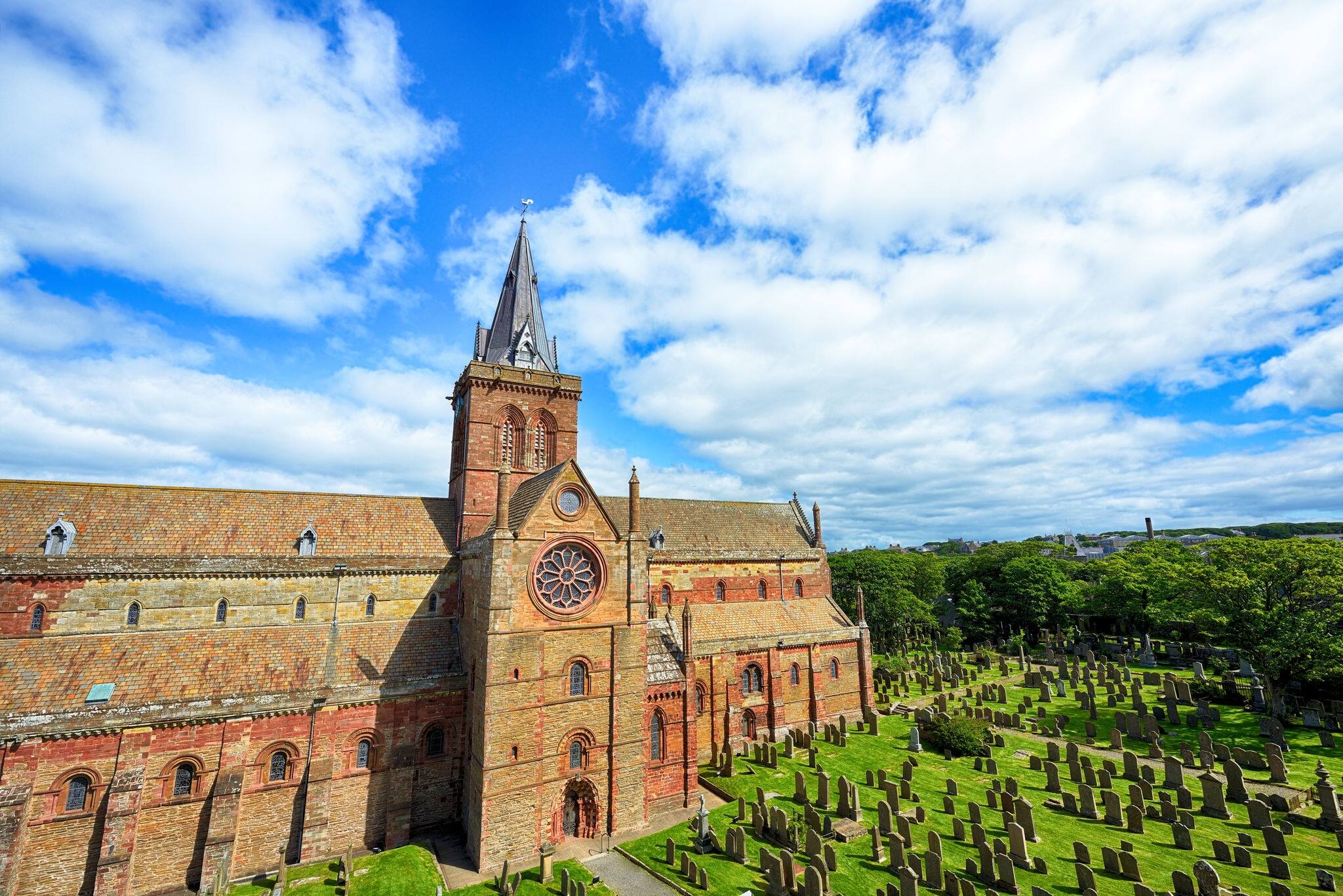 St Magnus Cathedral, Kirkwall, Orkney, Scotland.