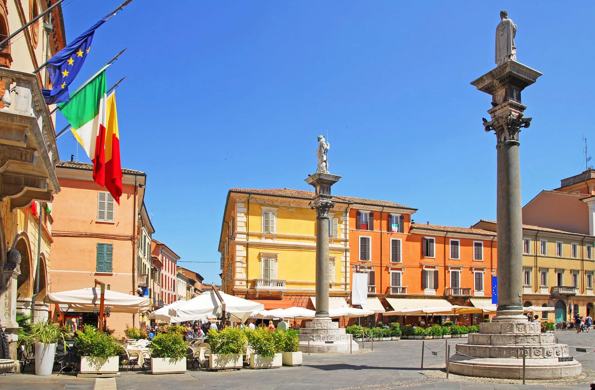 Italy, Ravenna People square