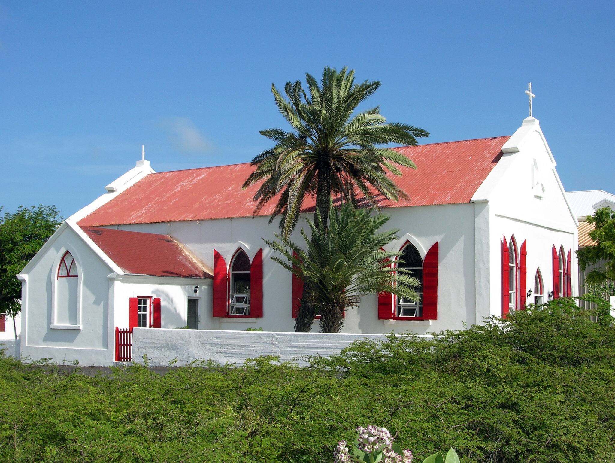 The historic first cathedral in Turks & Caicos situated in Cockburn town on Grand Turk island.