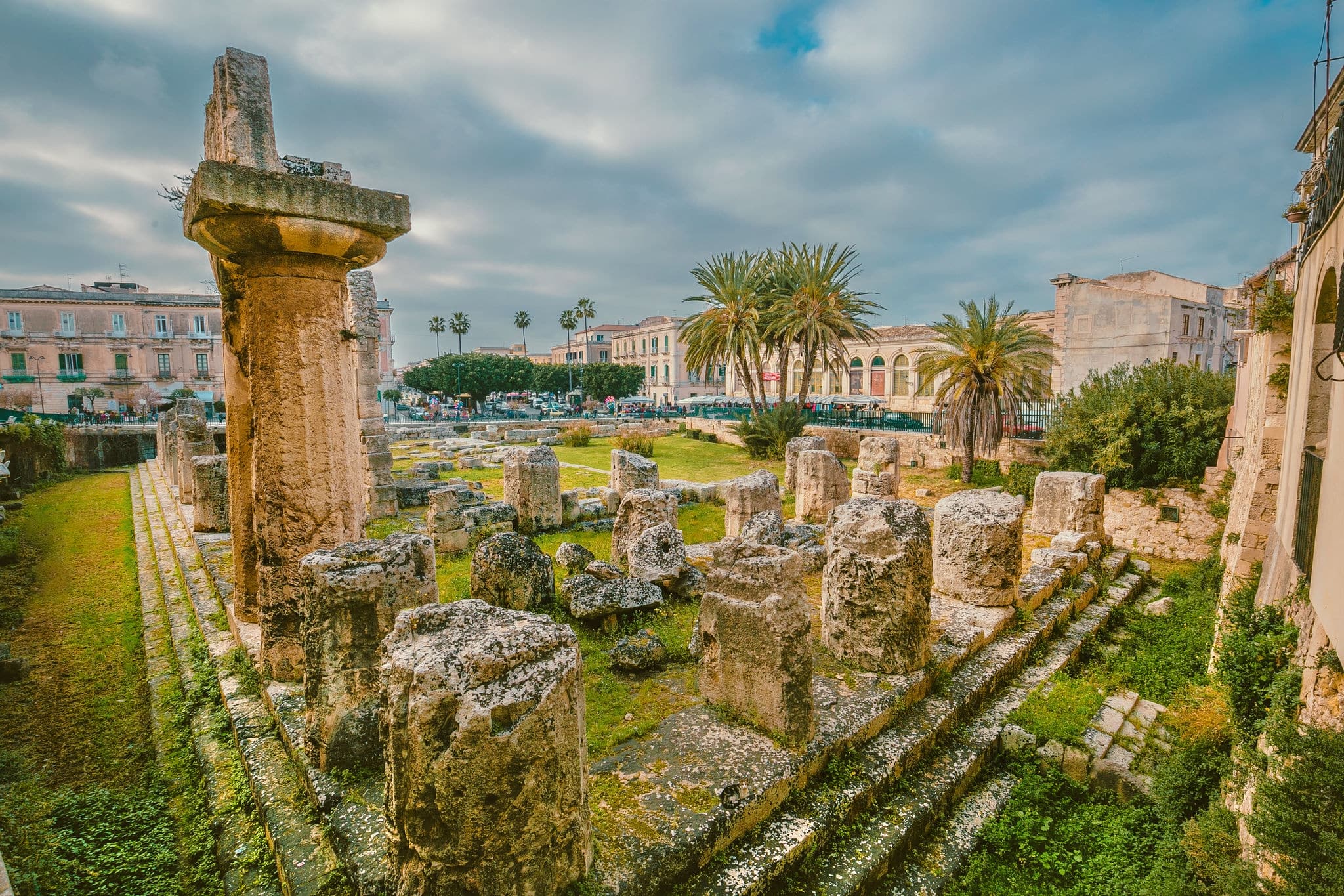 Temple of Apollo (Tempio di Apollo) in Siracusa, Sicily