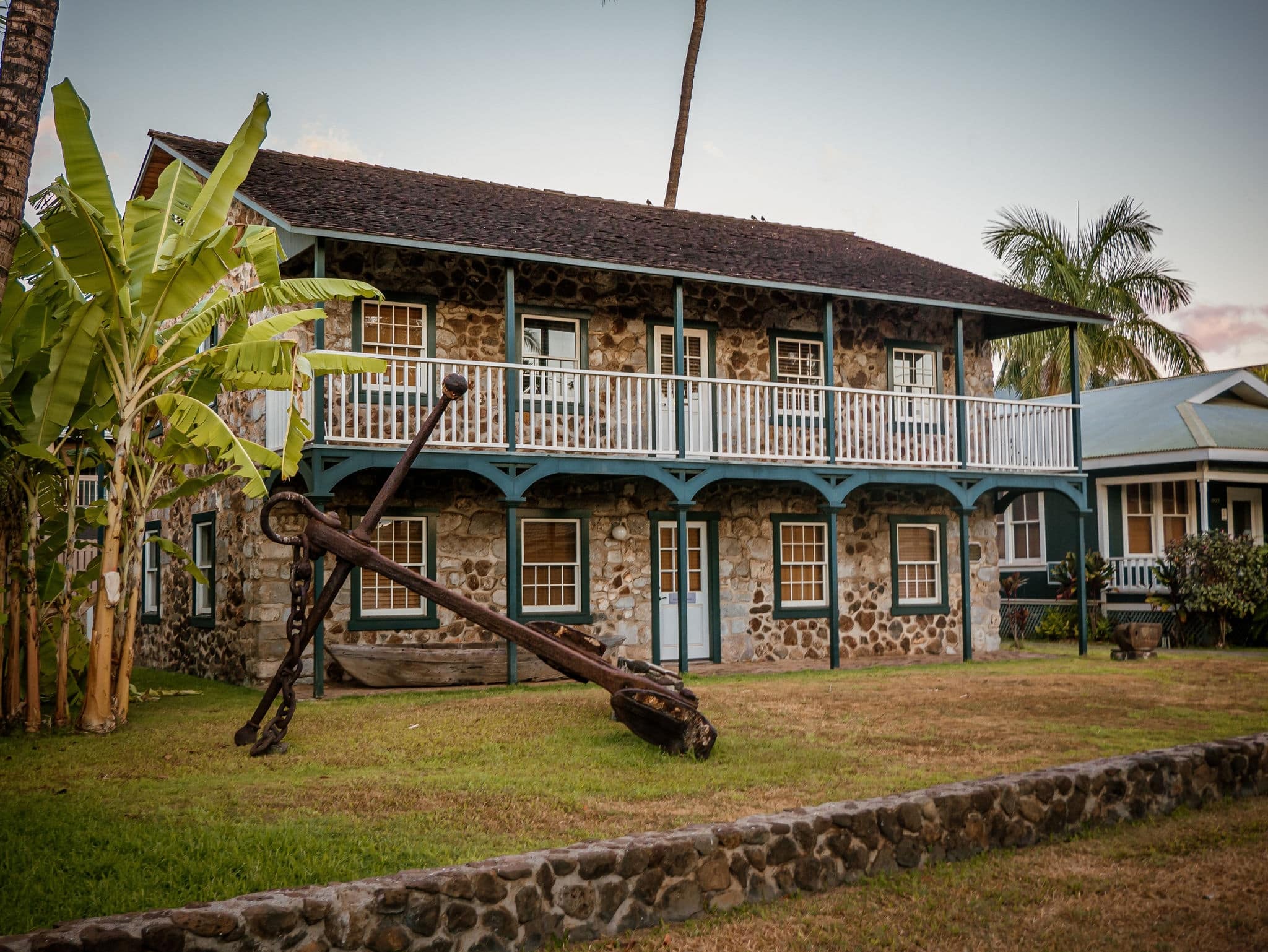 Historic 1833 U.S, Seamen's Hospital, now Paradise Television Network, Lahaina, Maui, Hawaii
