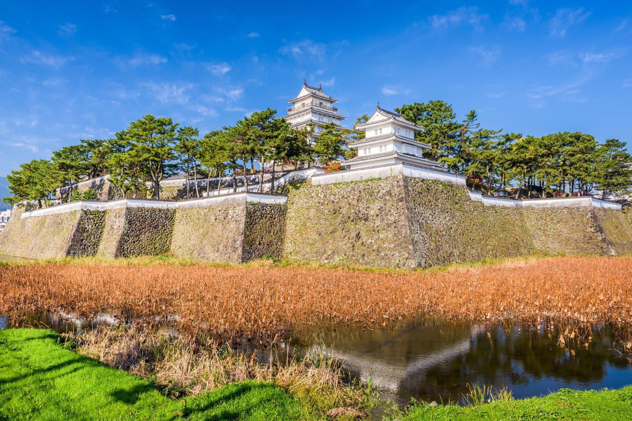 Shimabara, Nagasaki, Japan Castle.