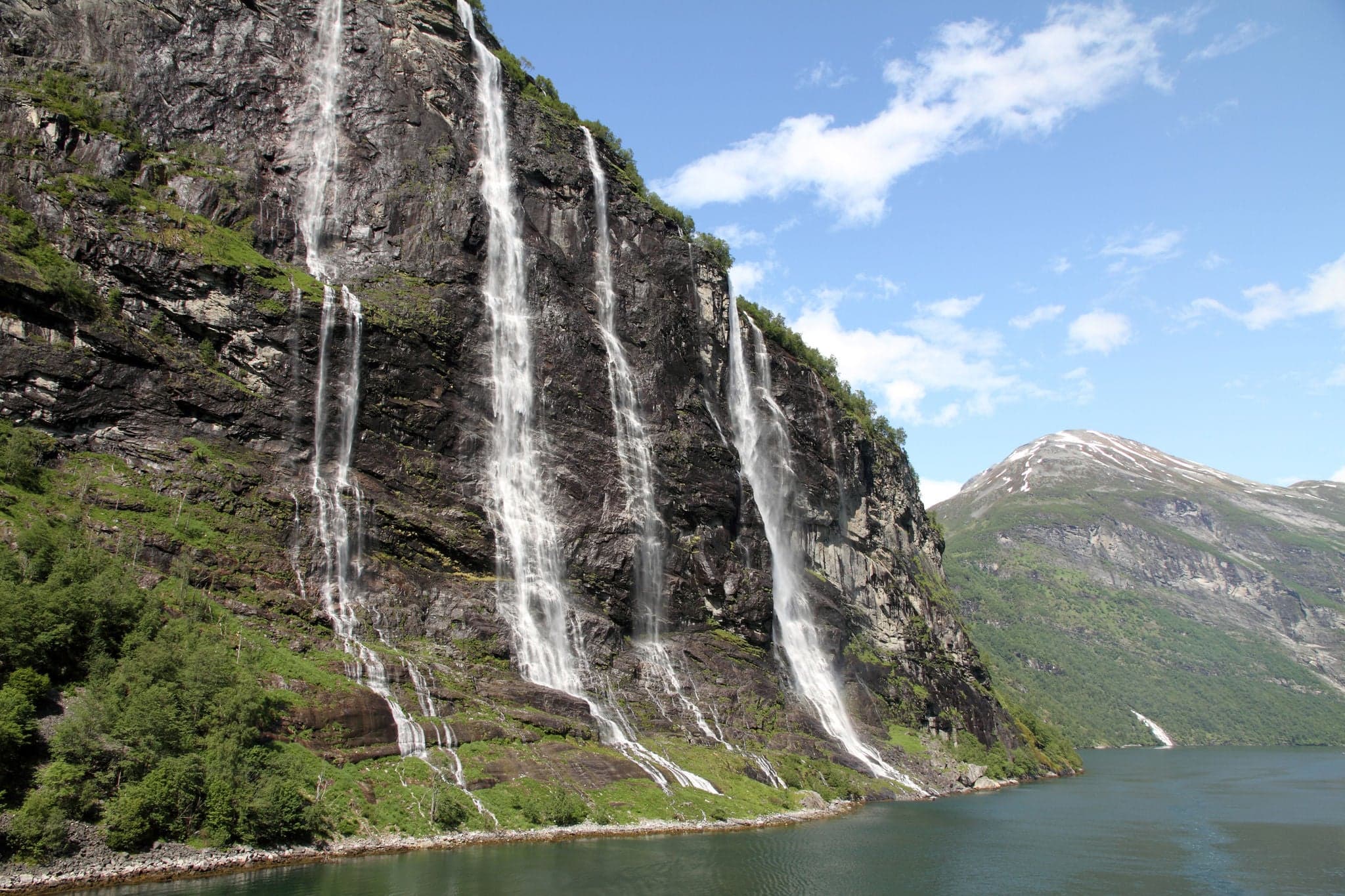 The seven sisters waterfall, Geiranger Fjord, Hellesylt Norway