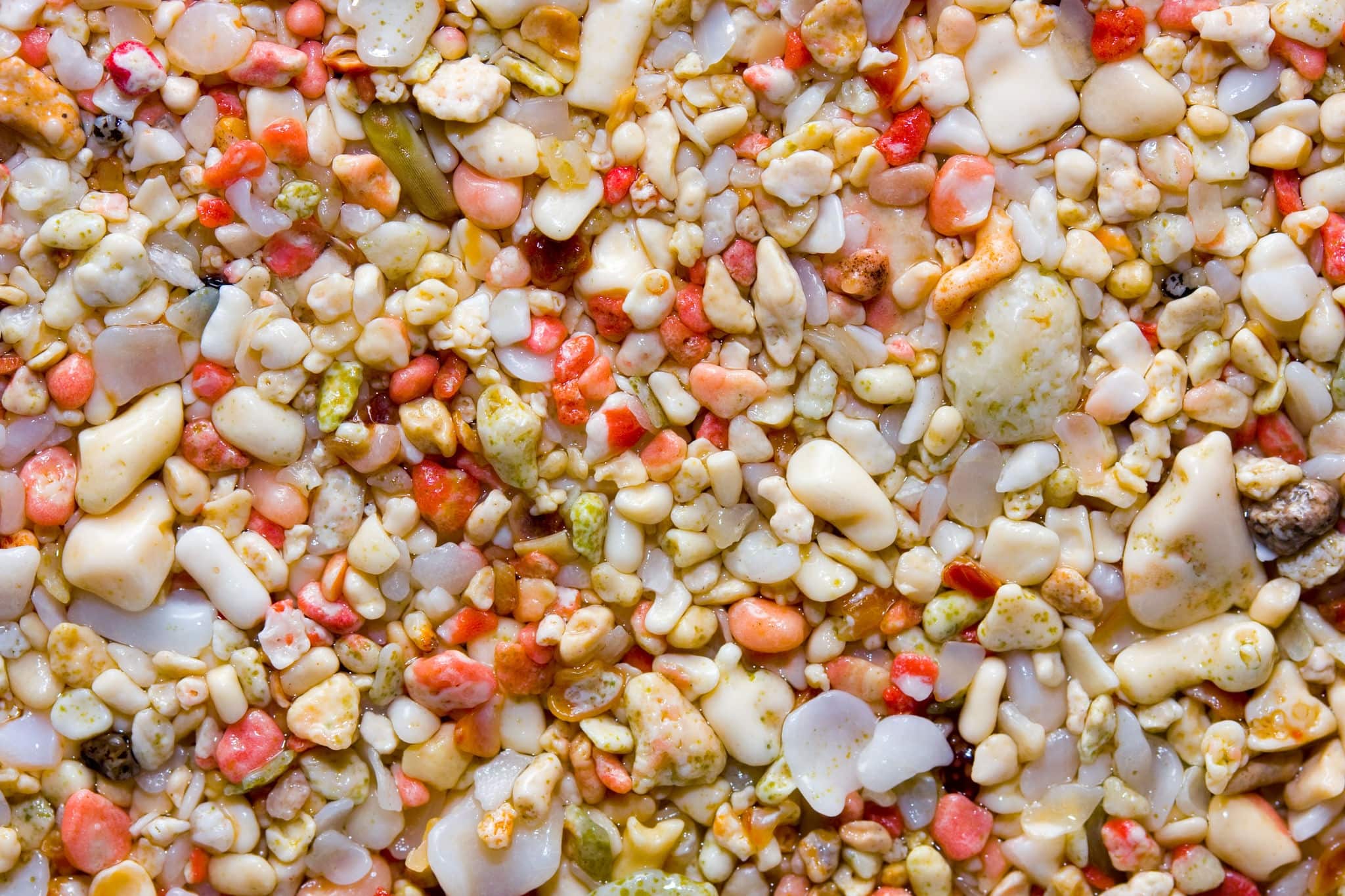 Close up of Bermuda's world famous pink sand