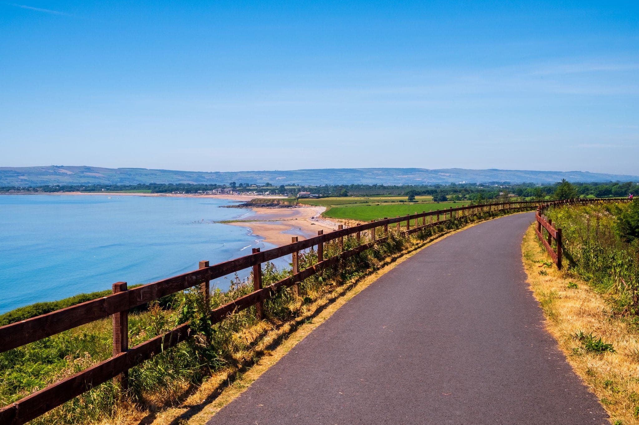 View of the coast at Waterford Ireland